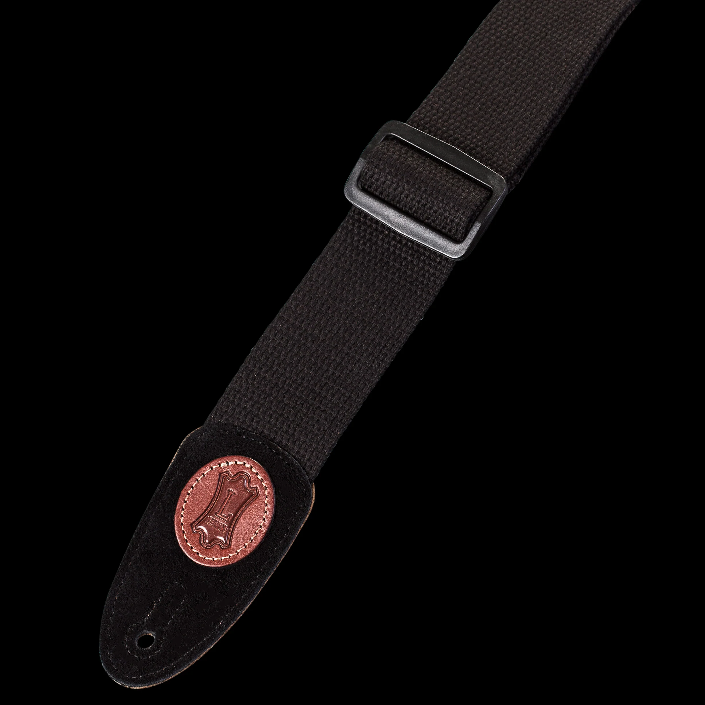Levy's MSSC8-BLK 2" Wide Black Cotton Guitar Strap - Image 2