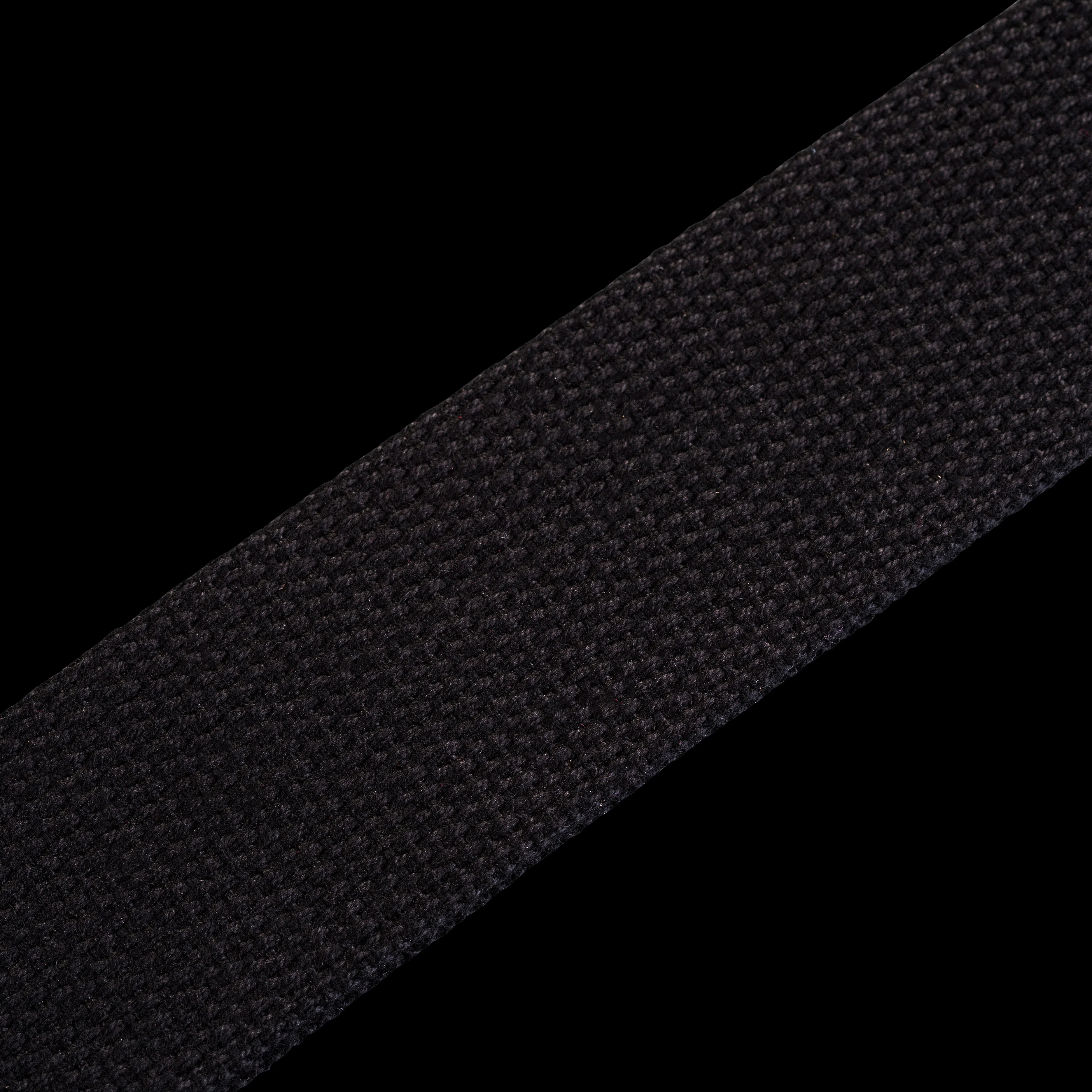 Levy's MSSC8-BLK 2" Wide Black Cotton Guitar Strap - Image 3