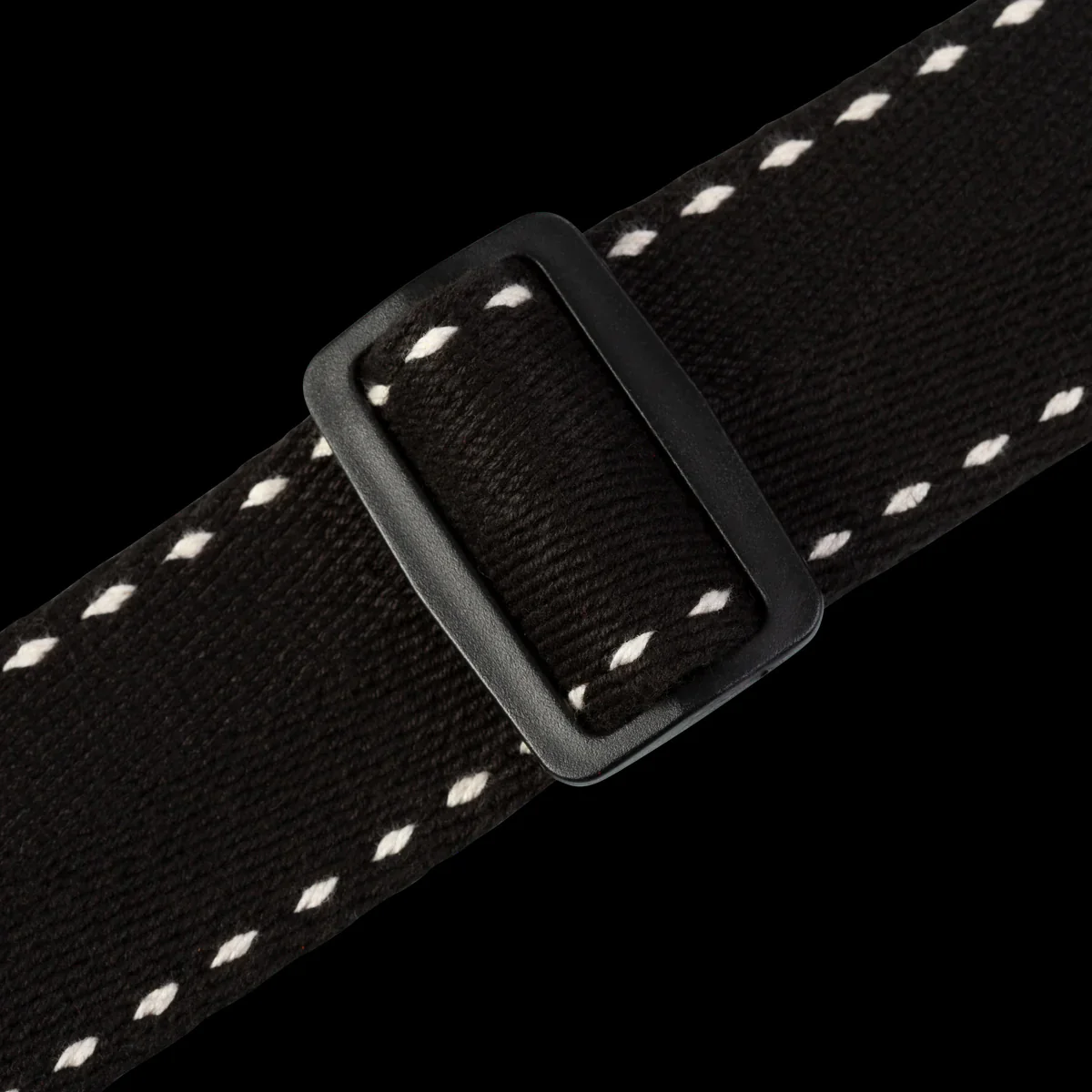 Levy's MSSC80-BLK 2" Wide Black Cotton Guitar Strap - Image 4