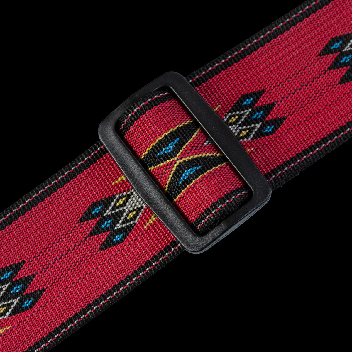 Levy's MSSN80-RED 2" Wide Red Woven Guitar Strap - Image 3