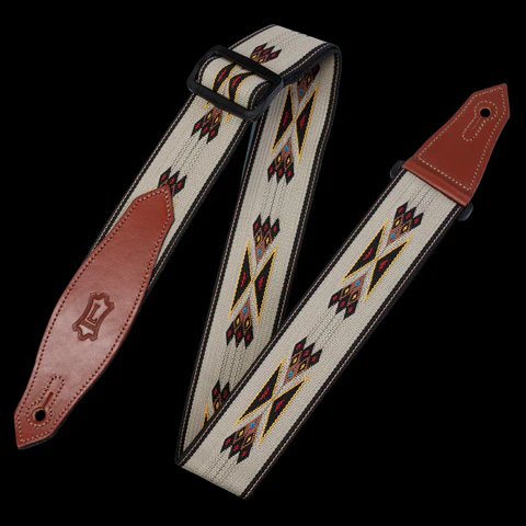 Levy's MSSN80-TAN 2" Wide Tan Woven Guitar Strap