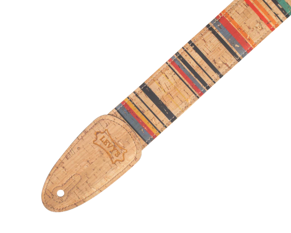 Levy's MX8-003 2" Cork Strap in Nantucket Pattern - Image 3