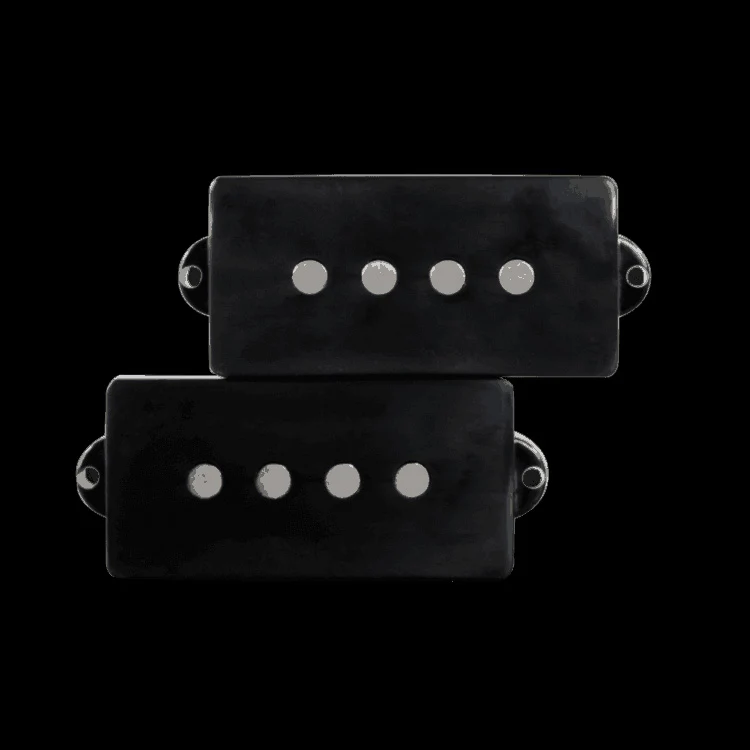 Lindy Fralin P-Bass Black Covers Pickup Set