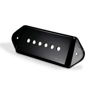 Lindy Fralin P90 Hum-Cancelling Short Dogear Gibson Lead Black Neck Pickup