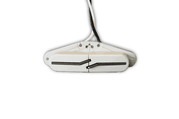 Lindy Fralin Split Blades Telecaster Blues Special Medium Radius Pickup Set - White