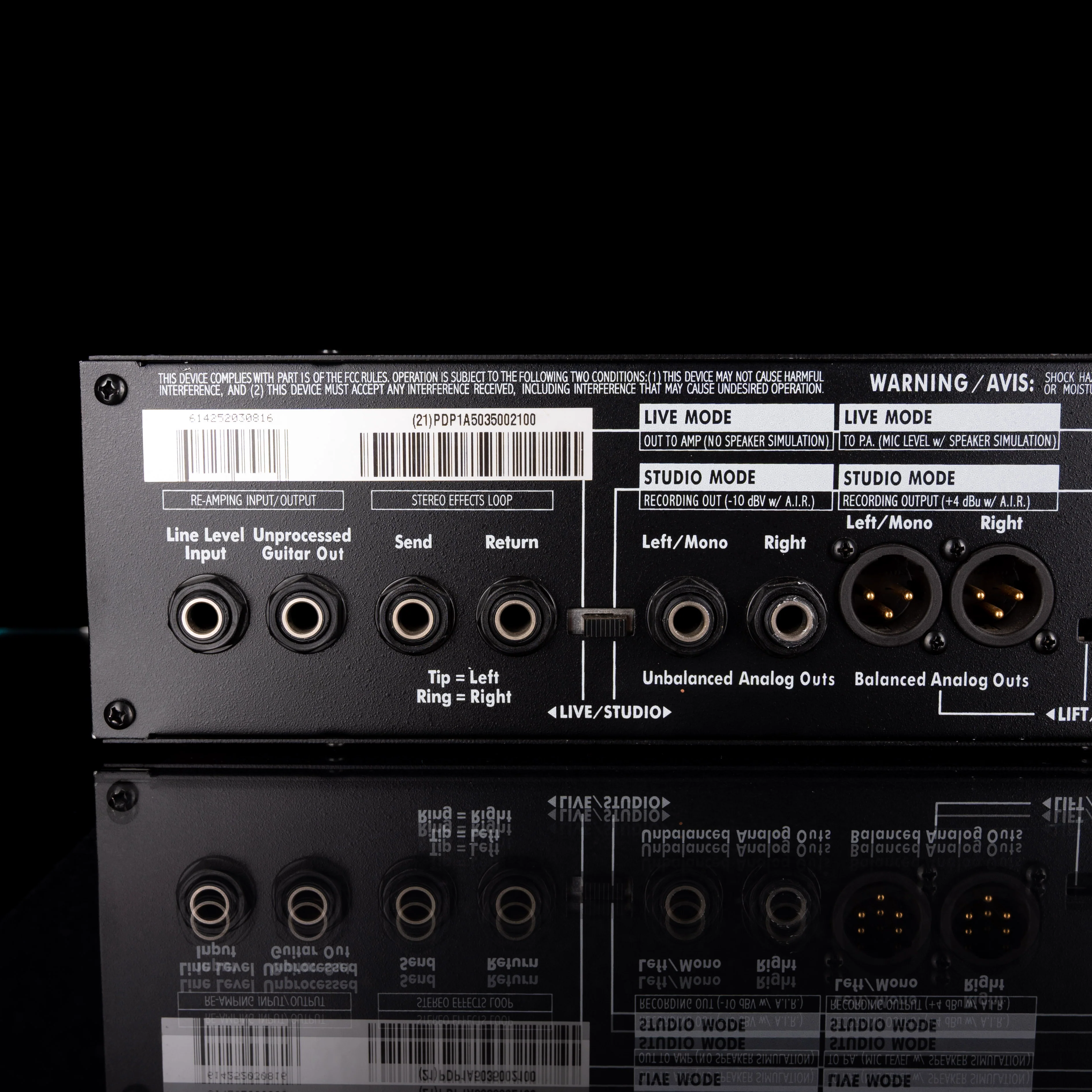 Used Line 6 Pod Pro Rackmount Multi Effect and Amp Modeler Red Rack Unit With Manual - Image 6