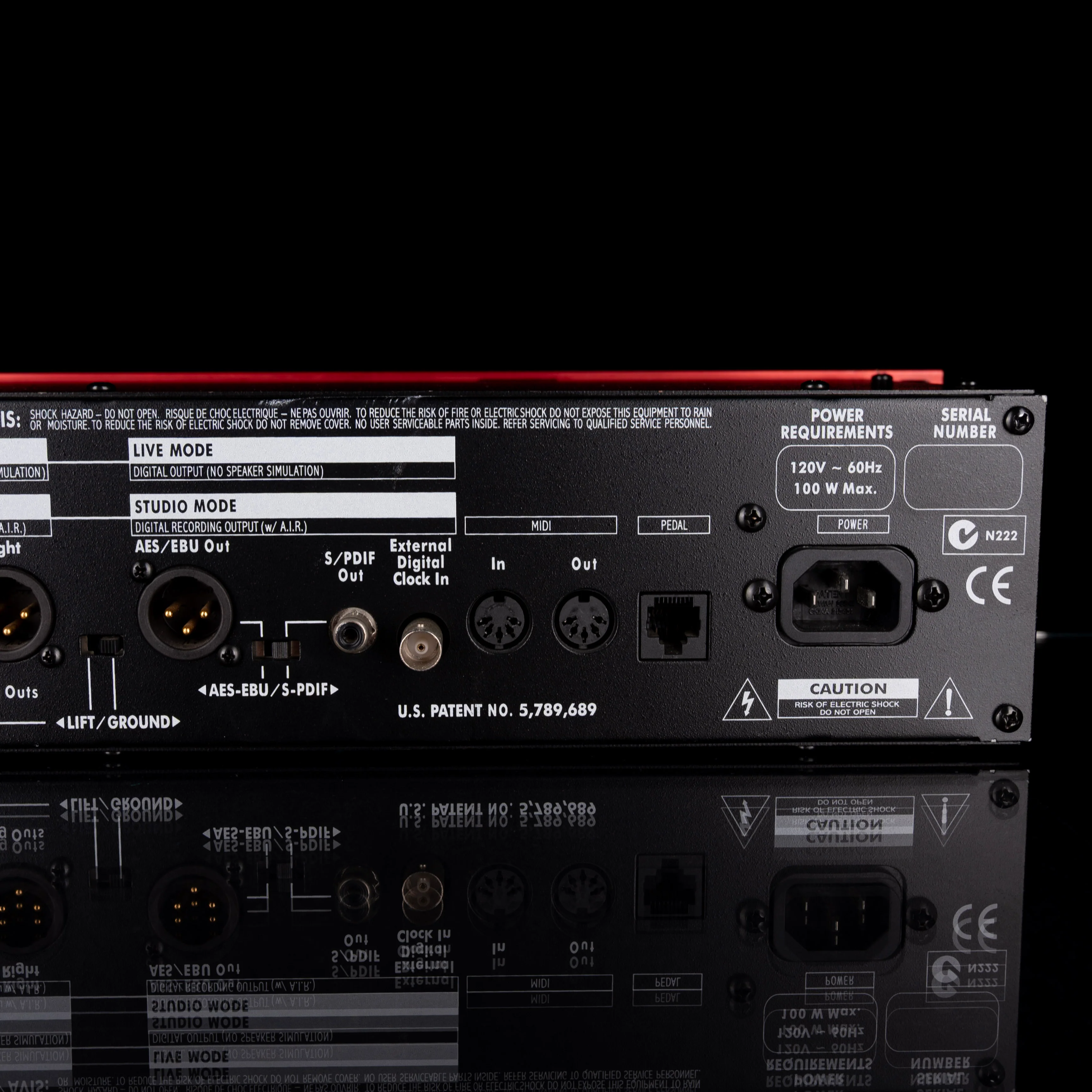 Used Line 6 Pod Pro Rackmount Multi Effect and Amp Modeler Red Rack Unit With Manual - Image 7