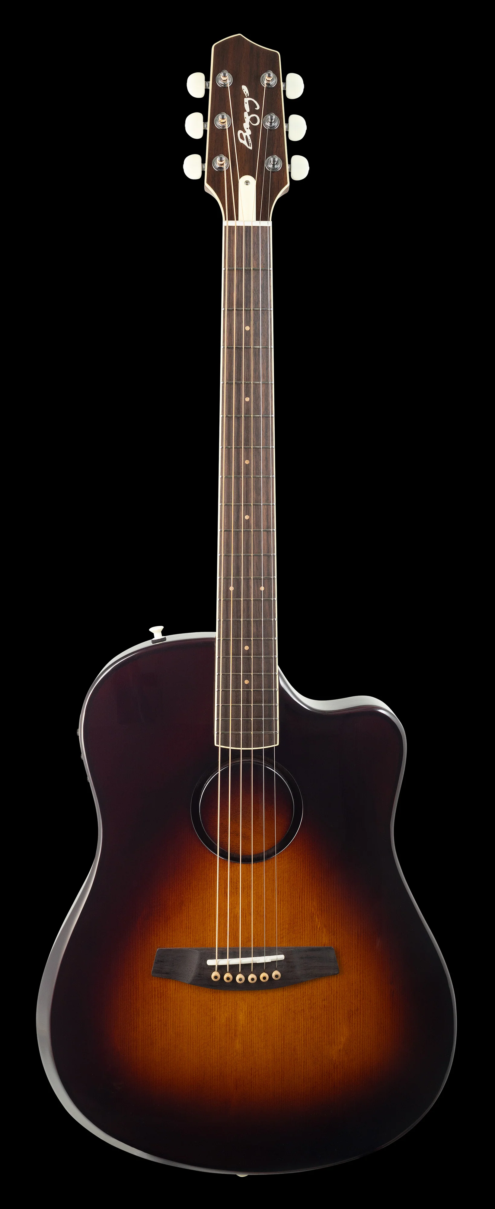 LR Baggs AEG-1 Sunburst Acoustic Electric Guitar With Softshell Case - Image 3