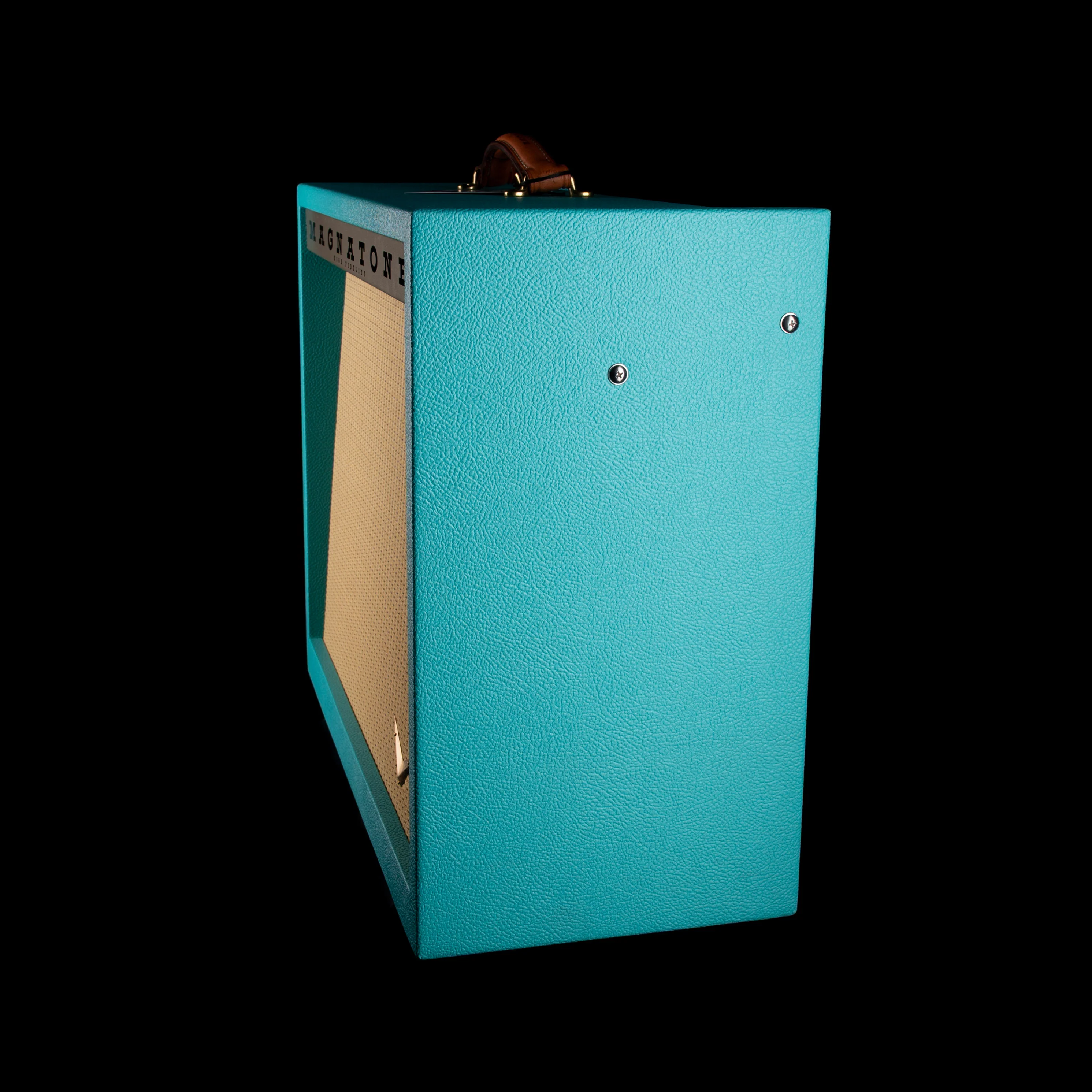 Magnatone Limited Edition Panoramic Stereo Teal Guitar Amp Combo - Image 4