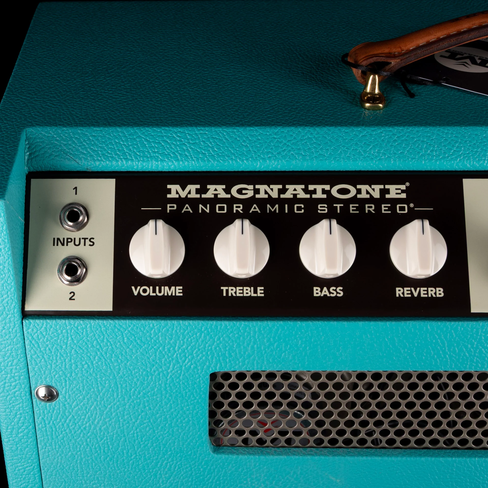 Magnatone Limited Edition Panoramic Stereo Teal Guitar Amp Combo - Image 7