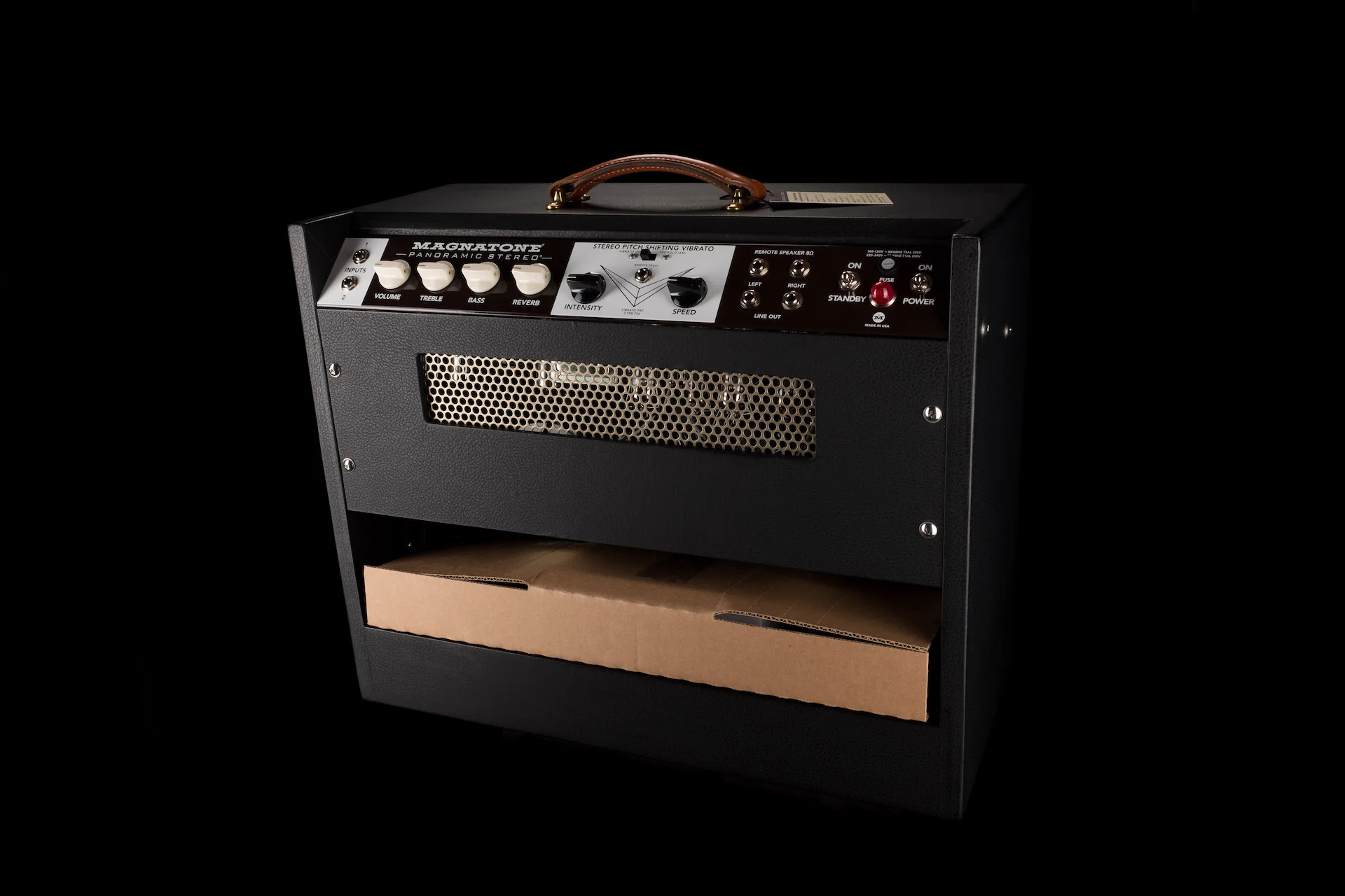 Magnatone Special Edition Panoramic Stereo Black Guitar Amp Combo - Image 13
