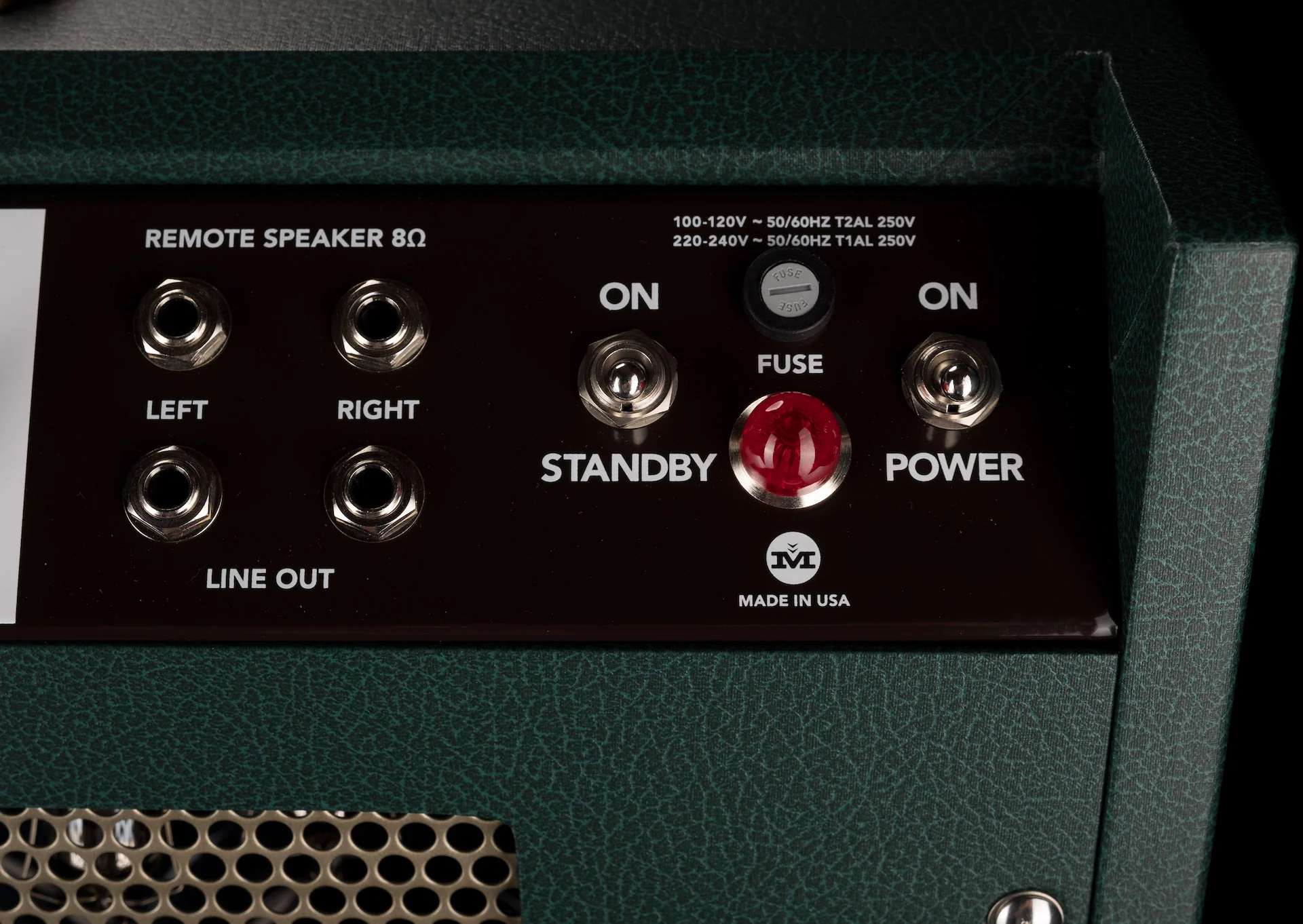 Magnatone Special Edition Panoramic Stereo Dark Green Guitar Amp Combo - Image 10