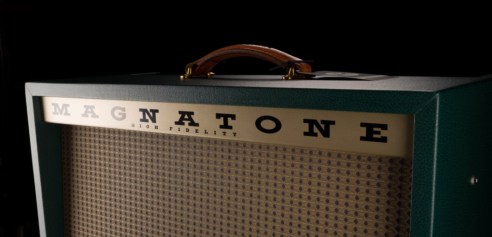 Magnatone Special Edition Panoramic Stereo Dark Green Guitar Amp Combo - Image 4