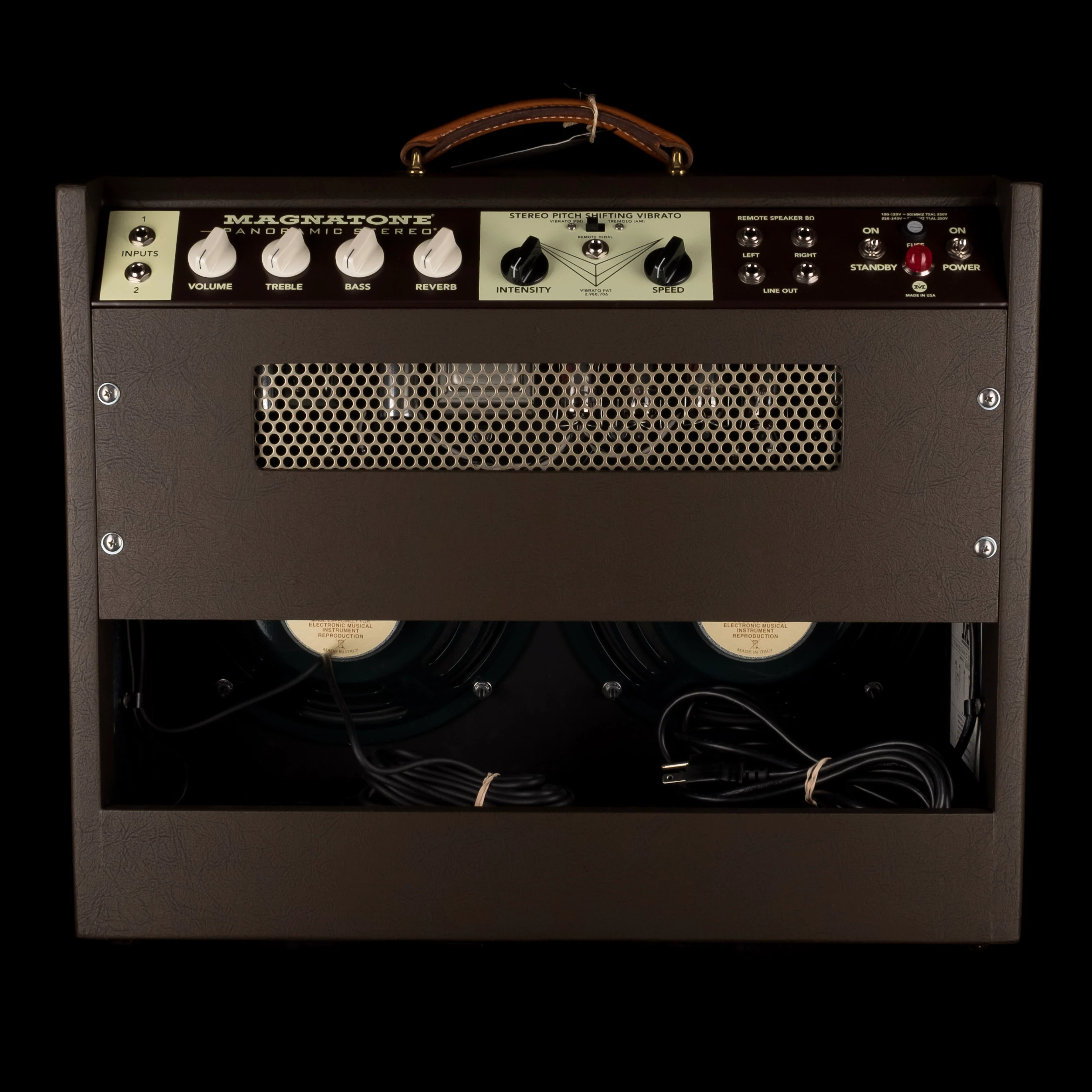 Magnatone Special Edition Panoramic Stereo Spanish Mission Guitar Amp Combo - Image 7