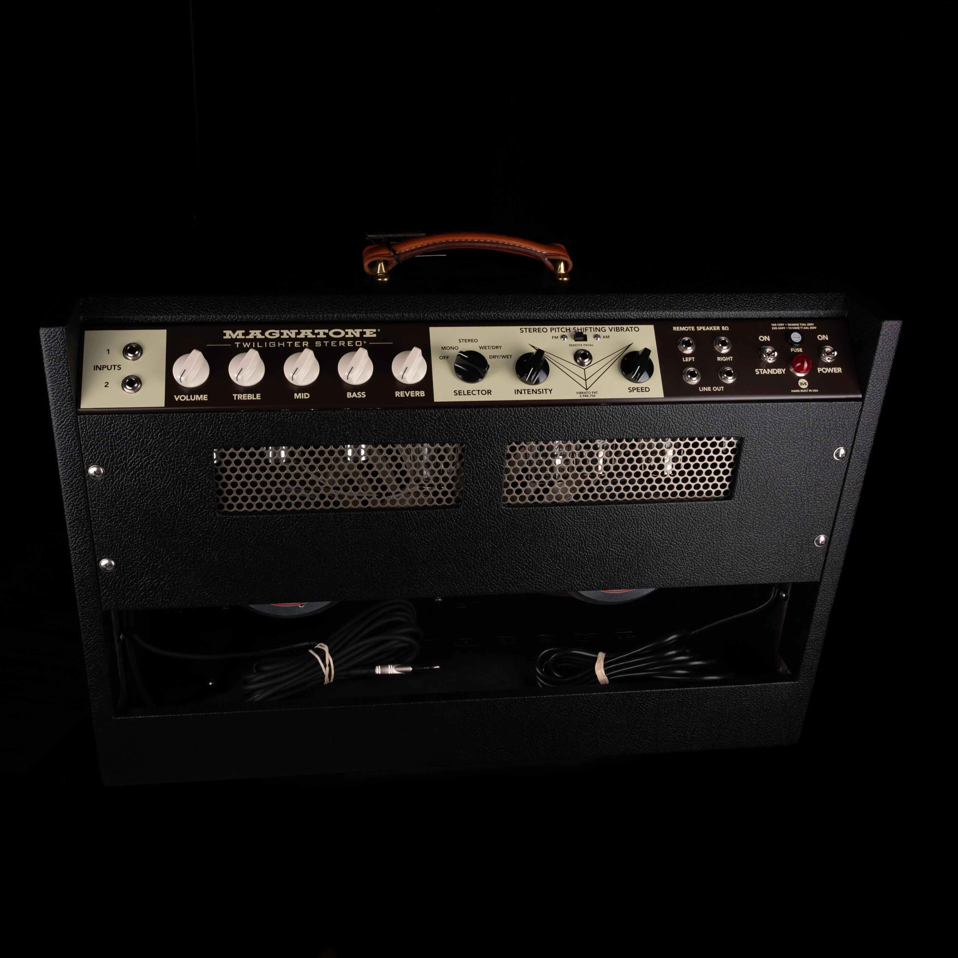 Magnatone Special Edition Twilighter Stereo 2x12" Blackout Guitar Amp Combo - Image 8
