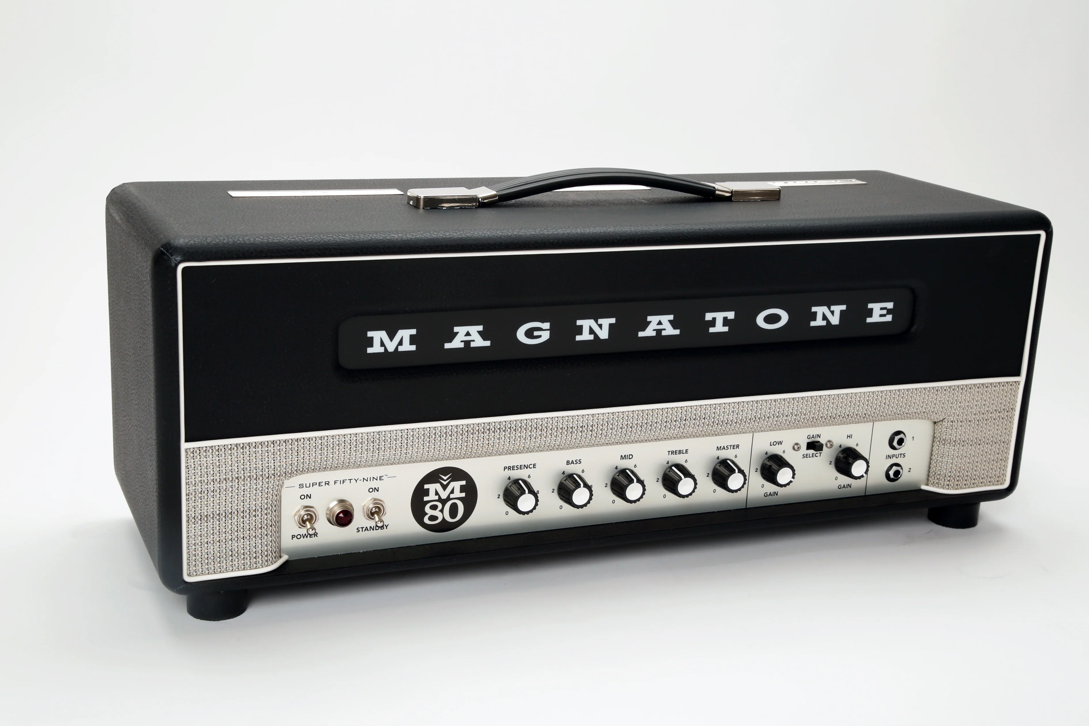 Magnatone Super Fifty-Nine M-80 45 Watt EL-34 Tube Guitar Amp Head