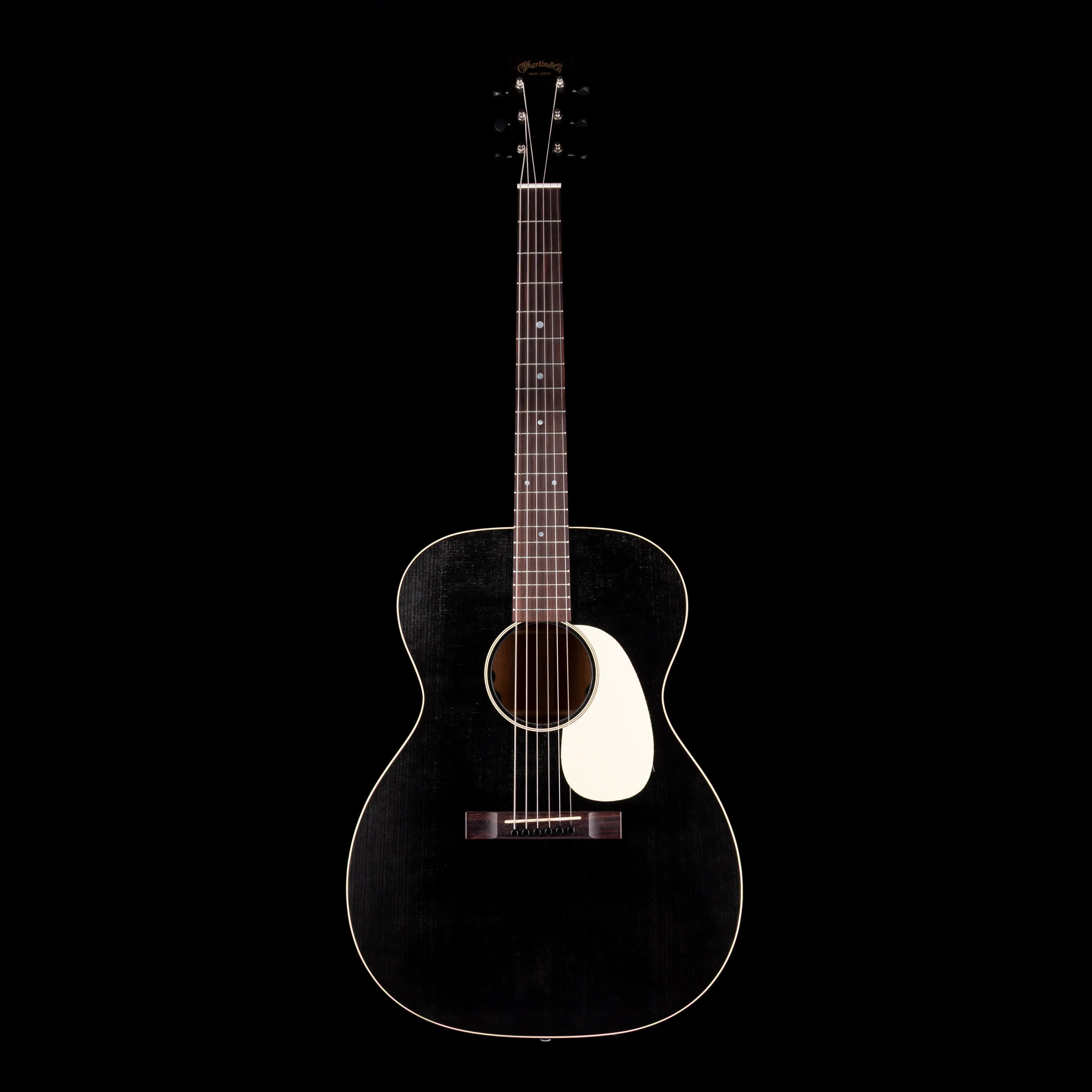 Martin 000-17E Black Smoke Acoustic Electric Guitar with Soft Case - Image 3