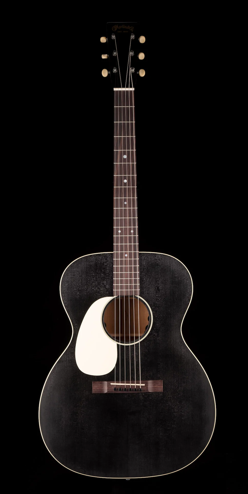 Martin 000-17E Black Smoke Left Handed with Case - Image 3