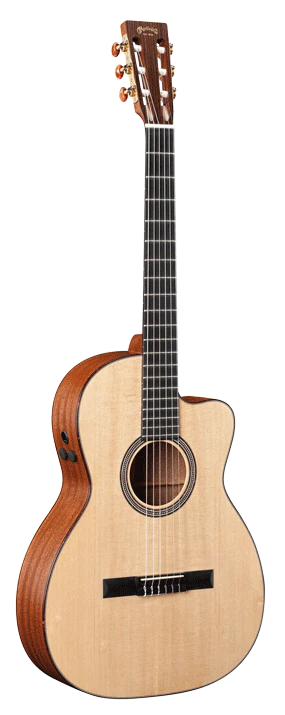 Martin 000C Nylon - Natural Acoustic Electric Guitar - Image 2