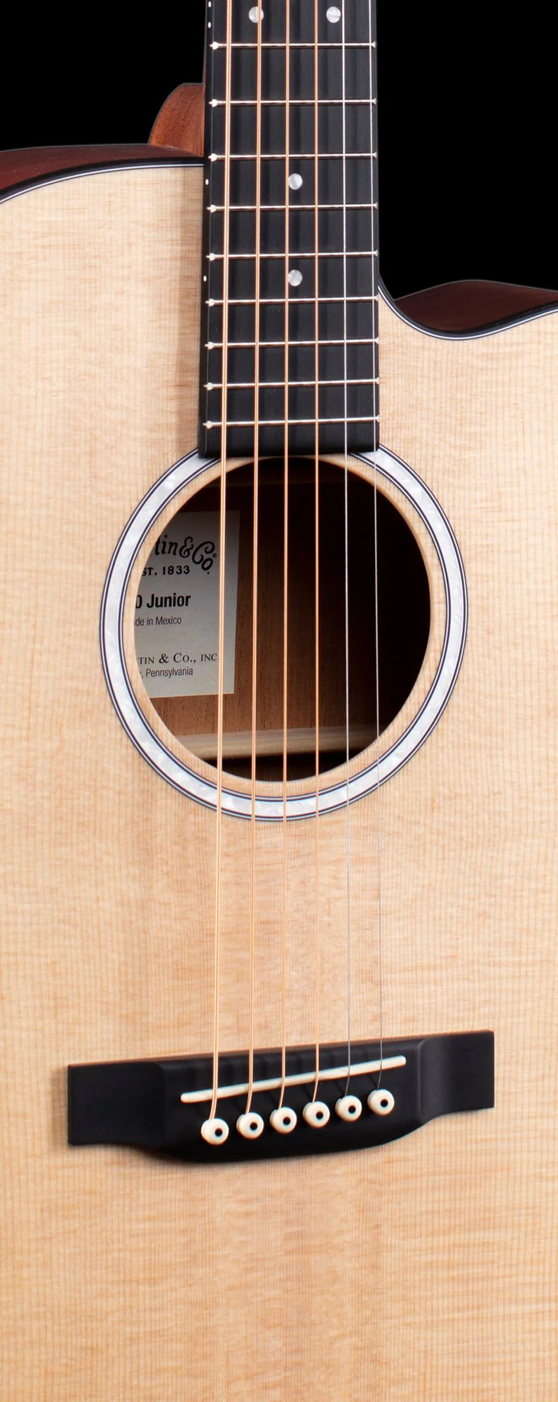 Martin 000CJr-10E Acoustic Guitar With Bag - Image 5
