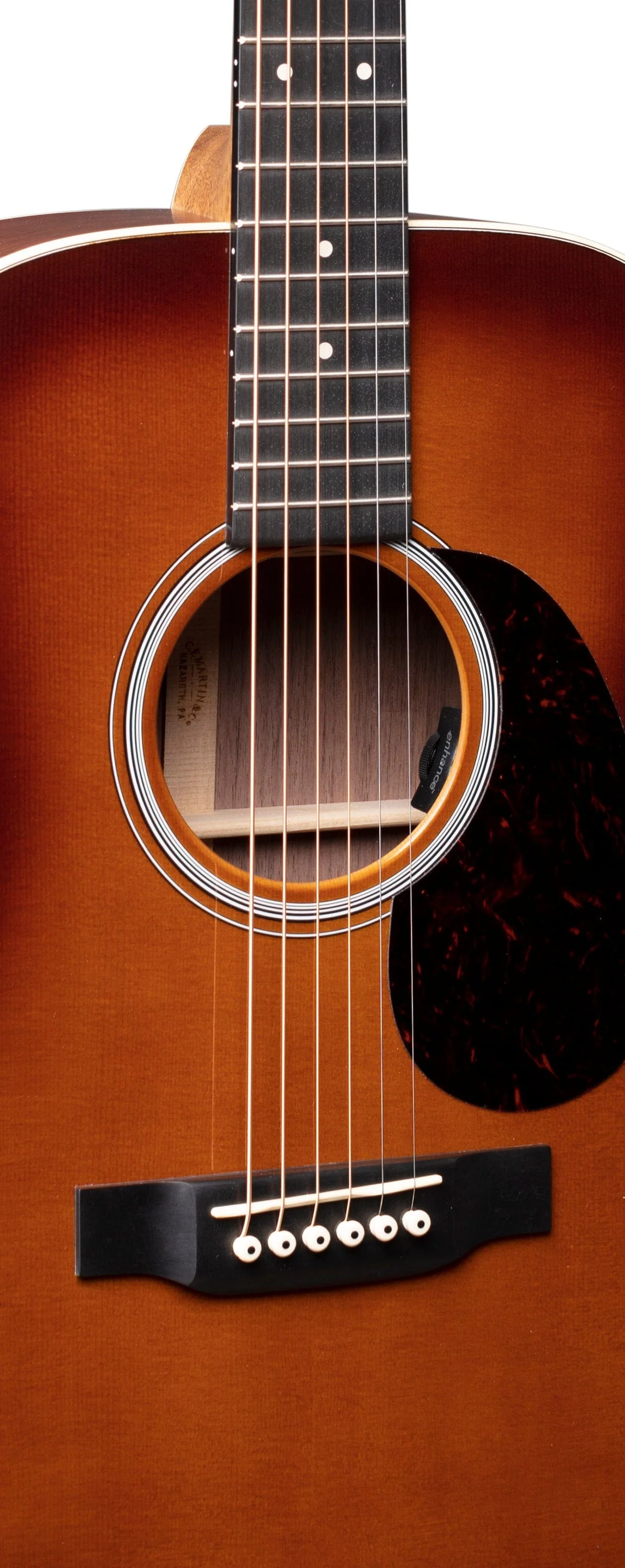 Martin 000E Black Walnut Ambertone Acoustic Guitar With Case - Image 3