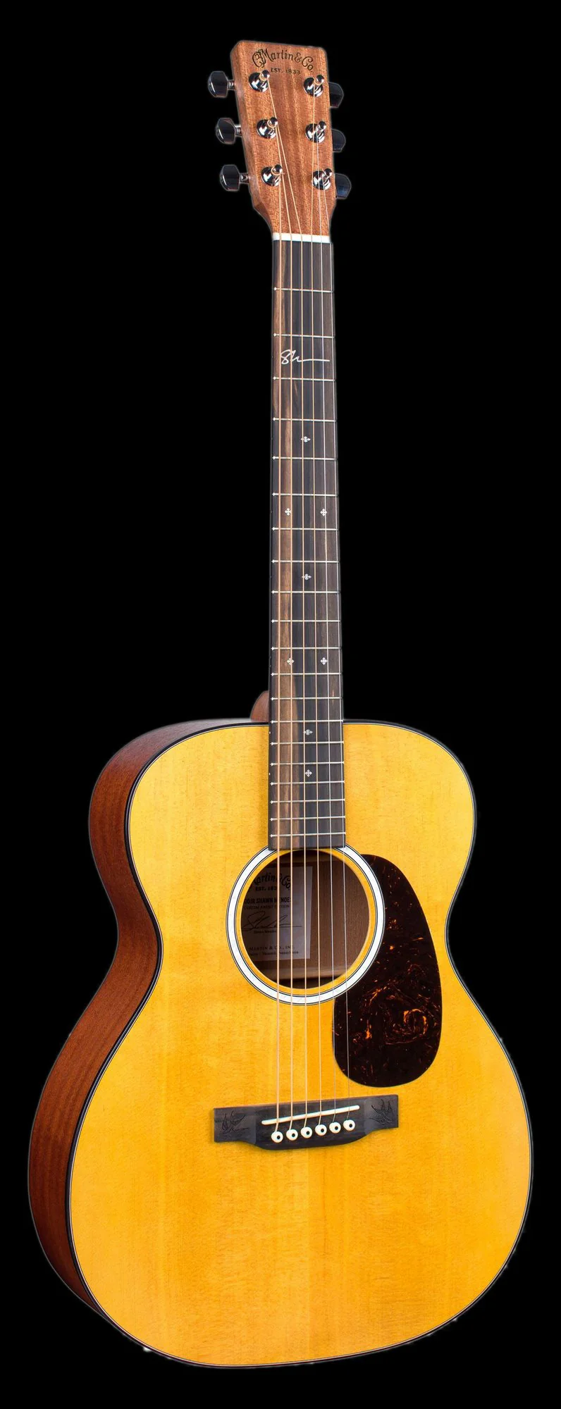 Martin 000Jr-10E Shawn Mendes Signature Acoustic Electric Guitar with Gig Bag - Image 3