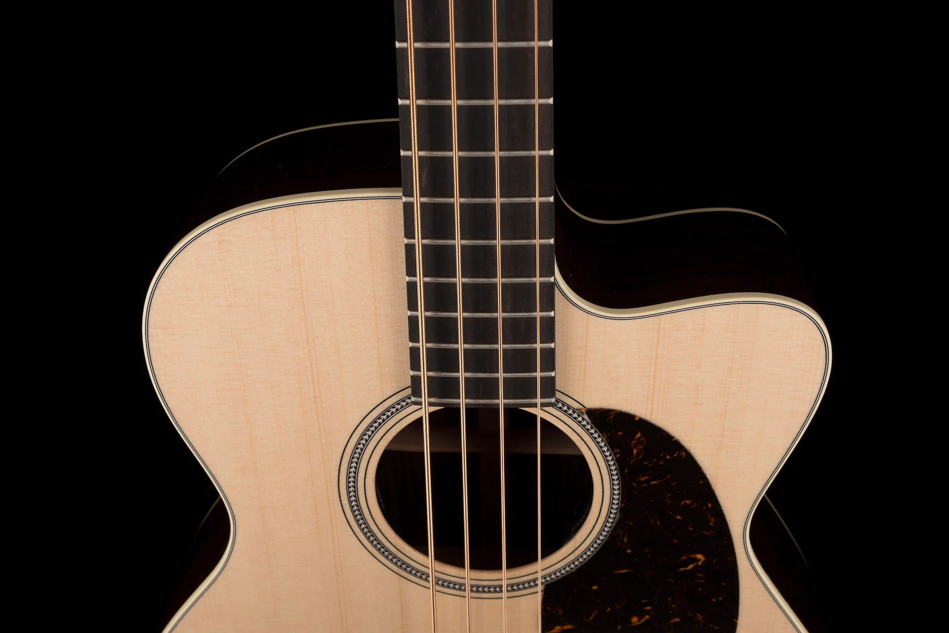 Martin BC-16E Acoustic Electric Bass with Soft Case - Image 3