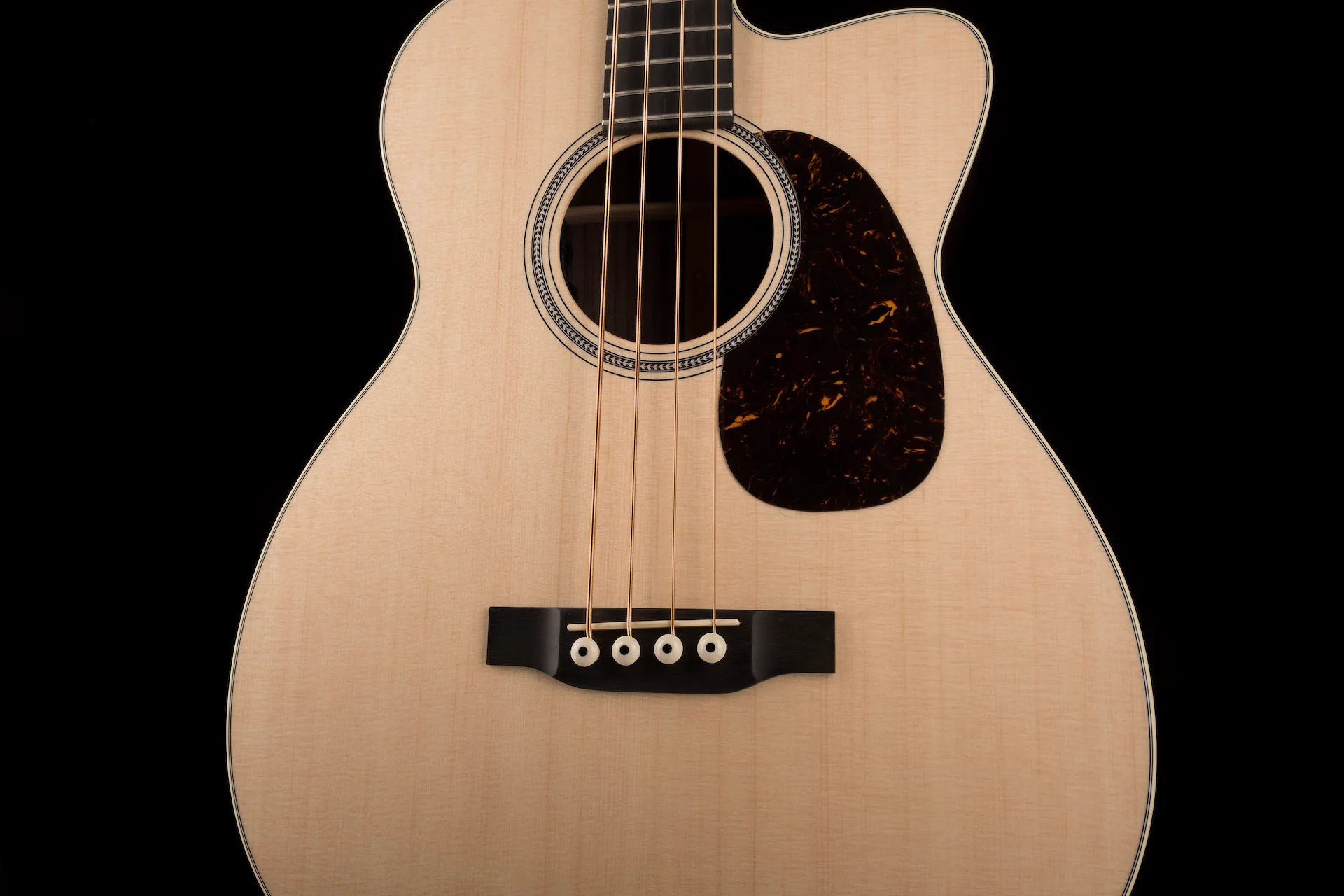 Martin BC-16E Acoustic Electric Bass with Soft Case - Image 6