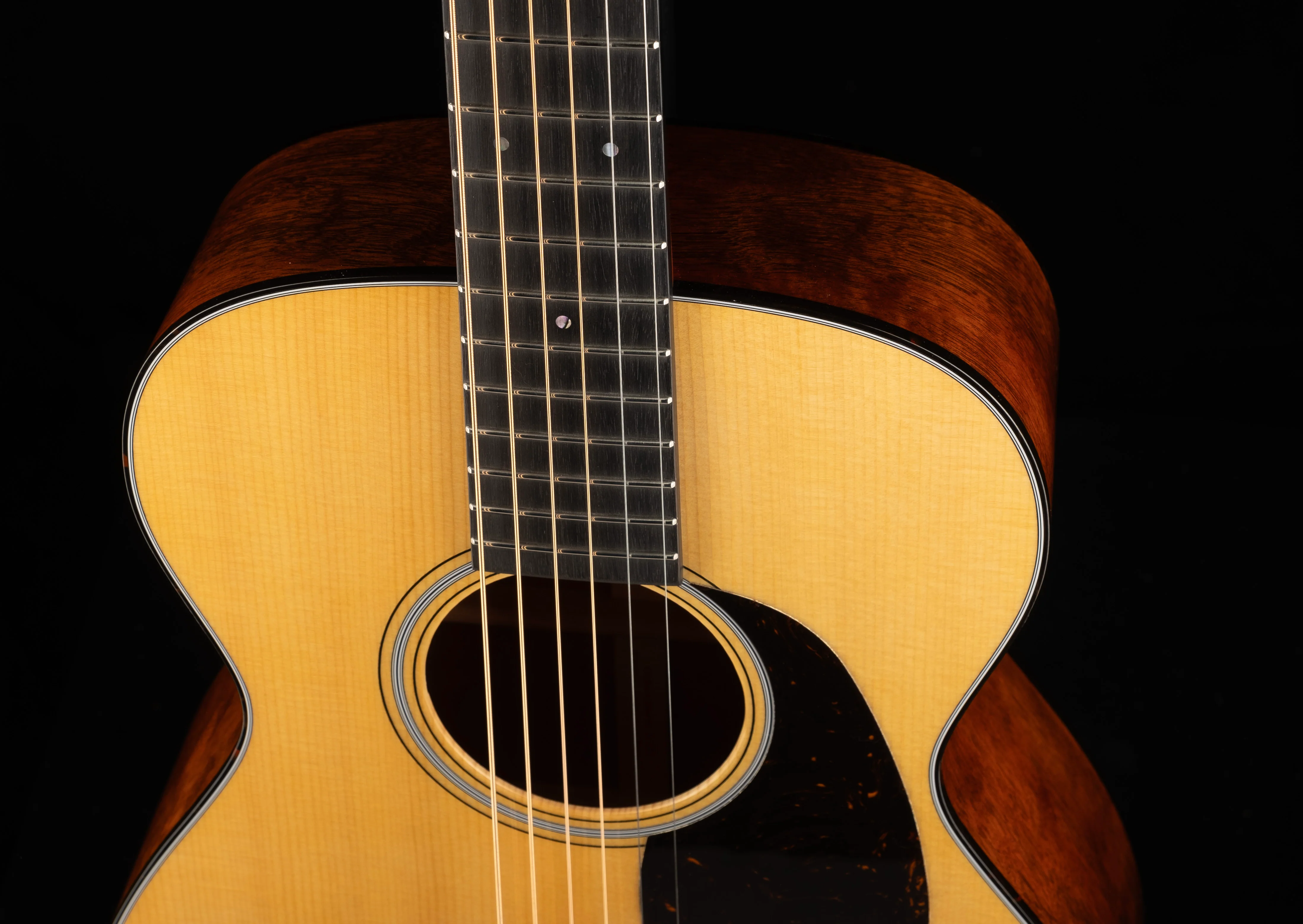 Martin Custom Shop 0 Concert Style 18 Quilted Mahogany Acoustic Guitar - Image 7