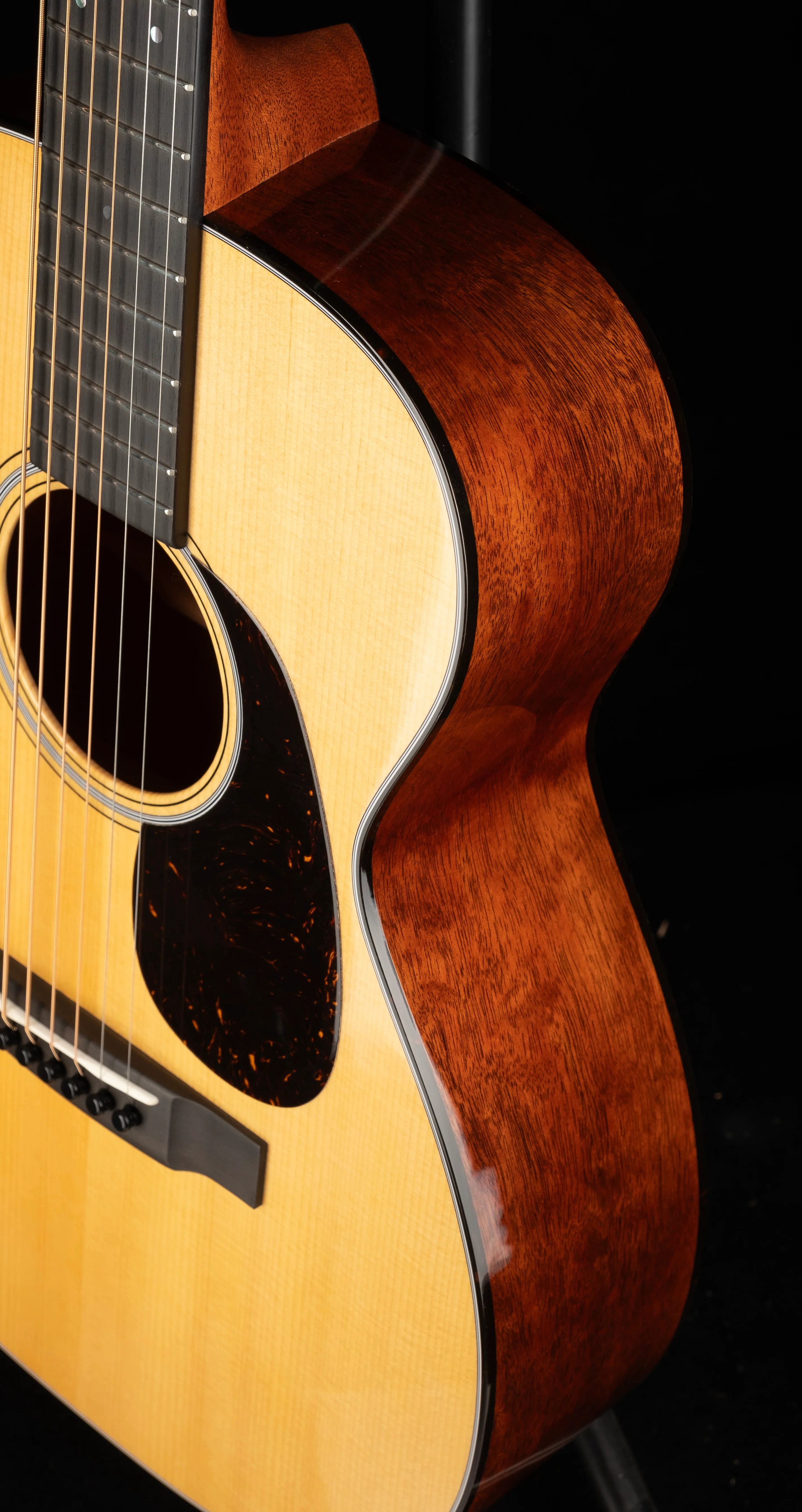 Martin Custom Shop 0 Concert Style 18 Quilted Mahogany Acoustic Guitar - Image 8