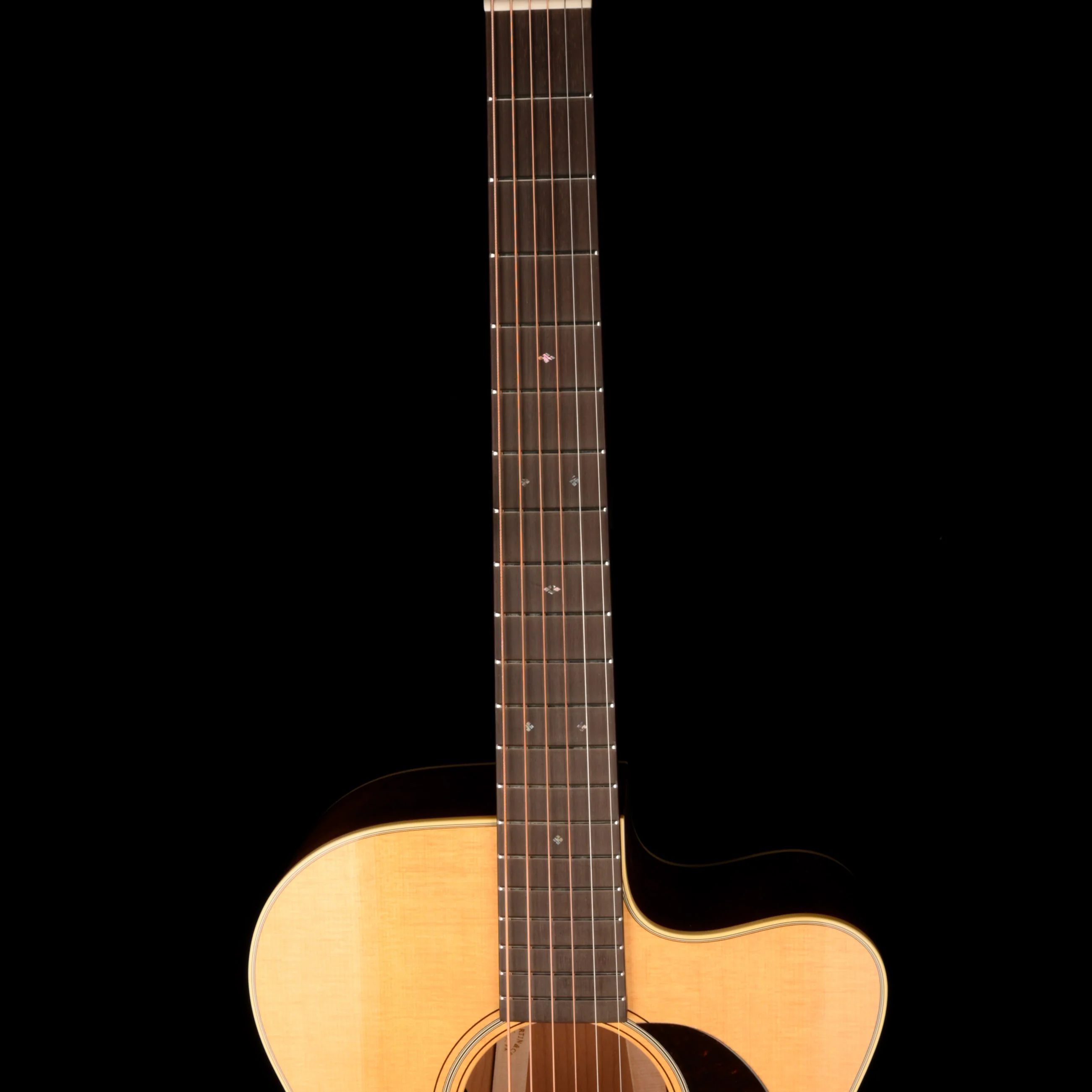 Martin Custom Shop 000-18E Cherry Sitka Spruce Acoustic Electric Guitar - Image 8