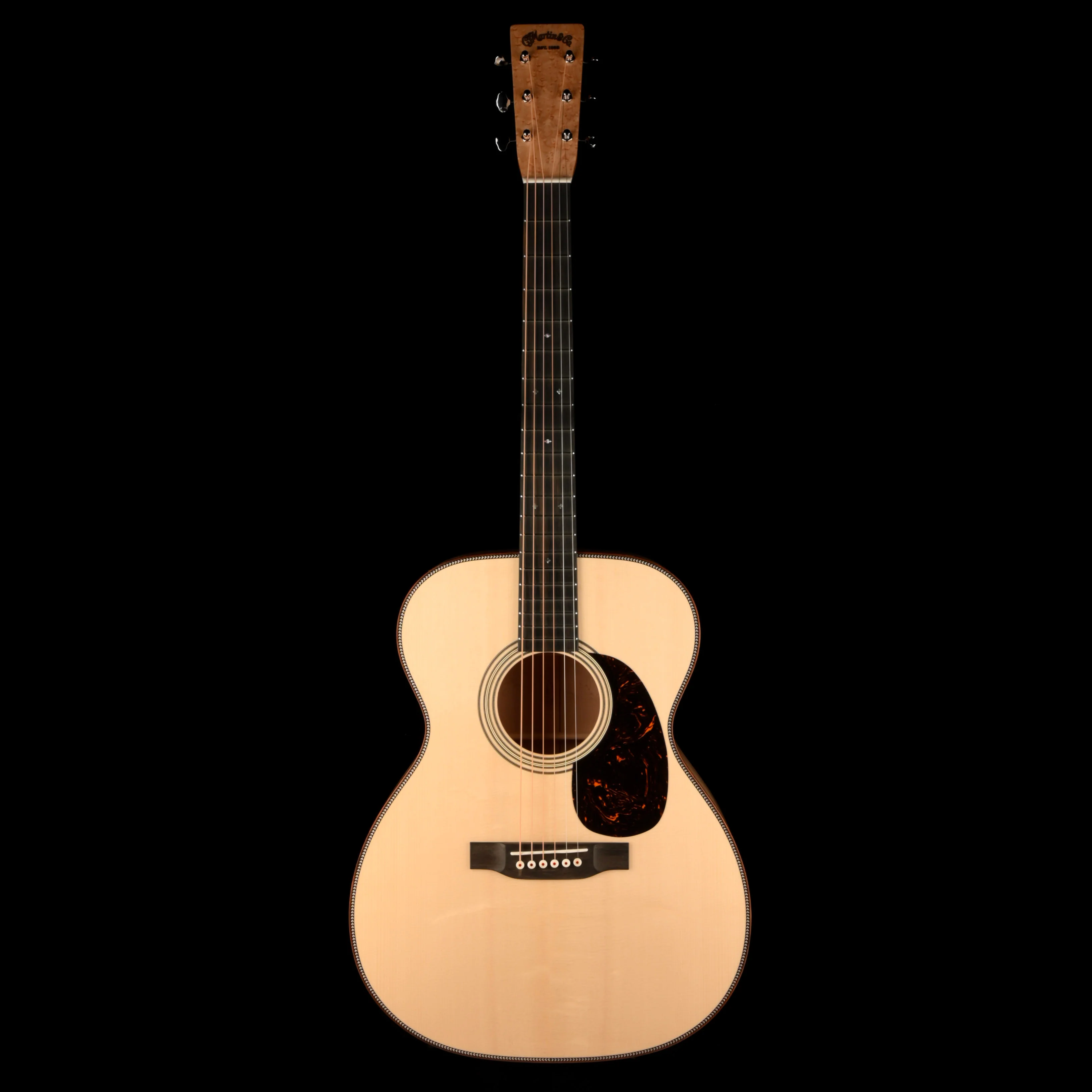 Martin Custom Shop 000-28 Birdseye Maple Acoustic Guitar - Image 2