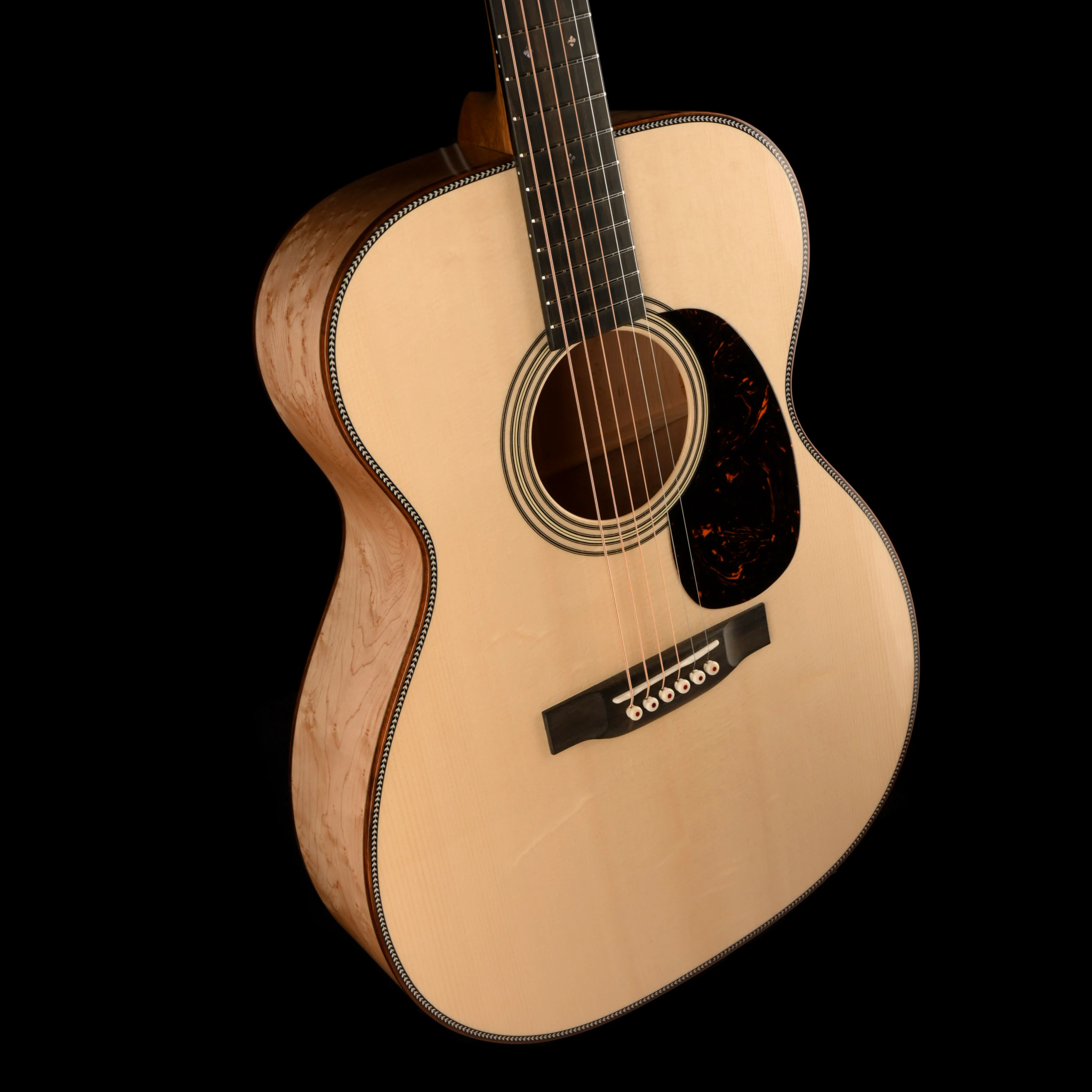 Martin Custom Shop 000-28 Birdseye Maple Acoustic Guitar - Image 5