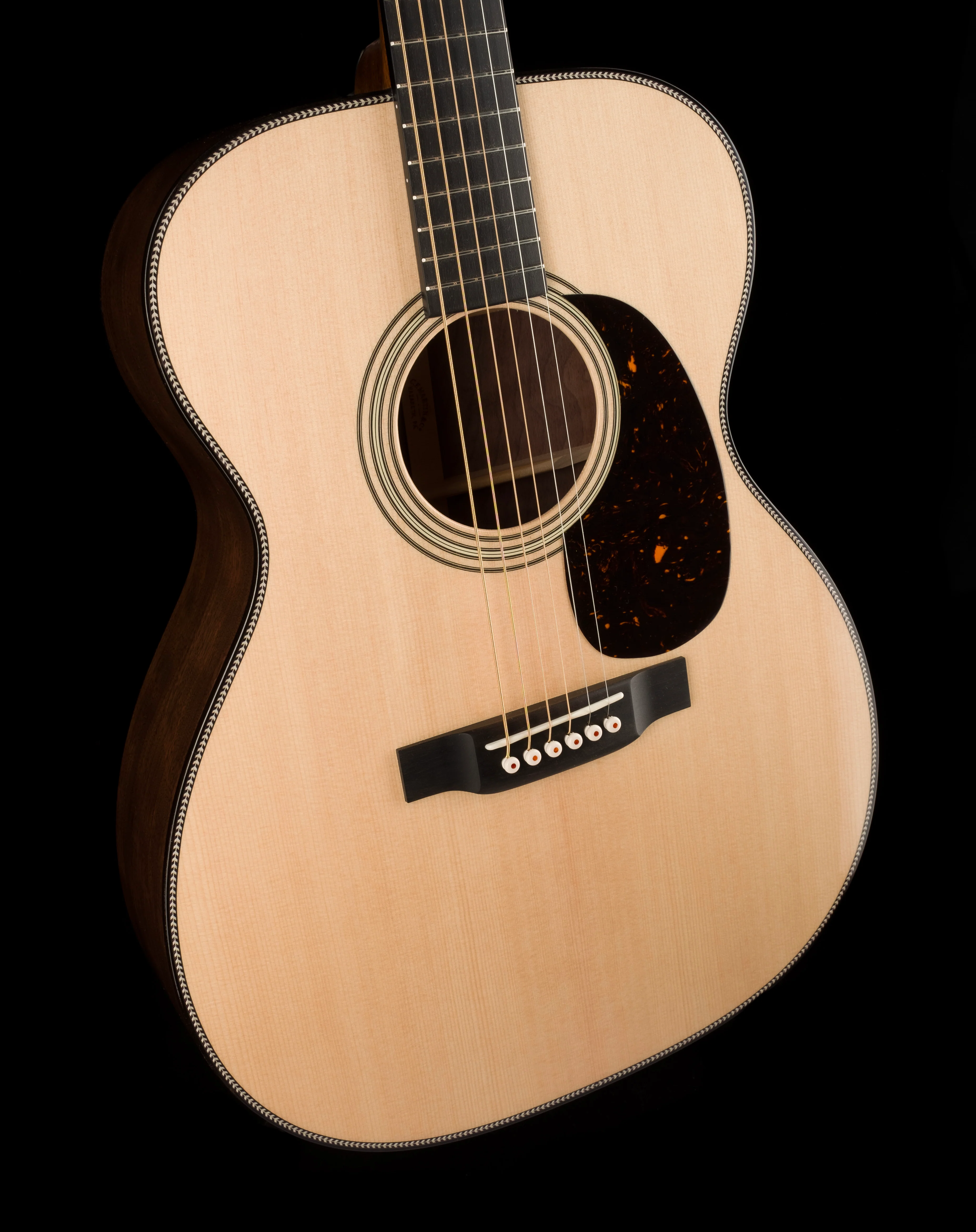 Martin Custom Shop 000-28 Figured Black Walnut With Sitka Spruce - Image 7