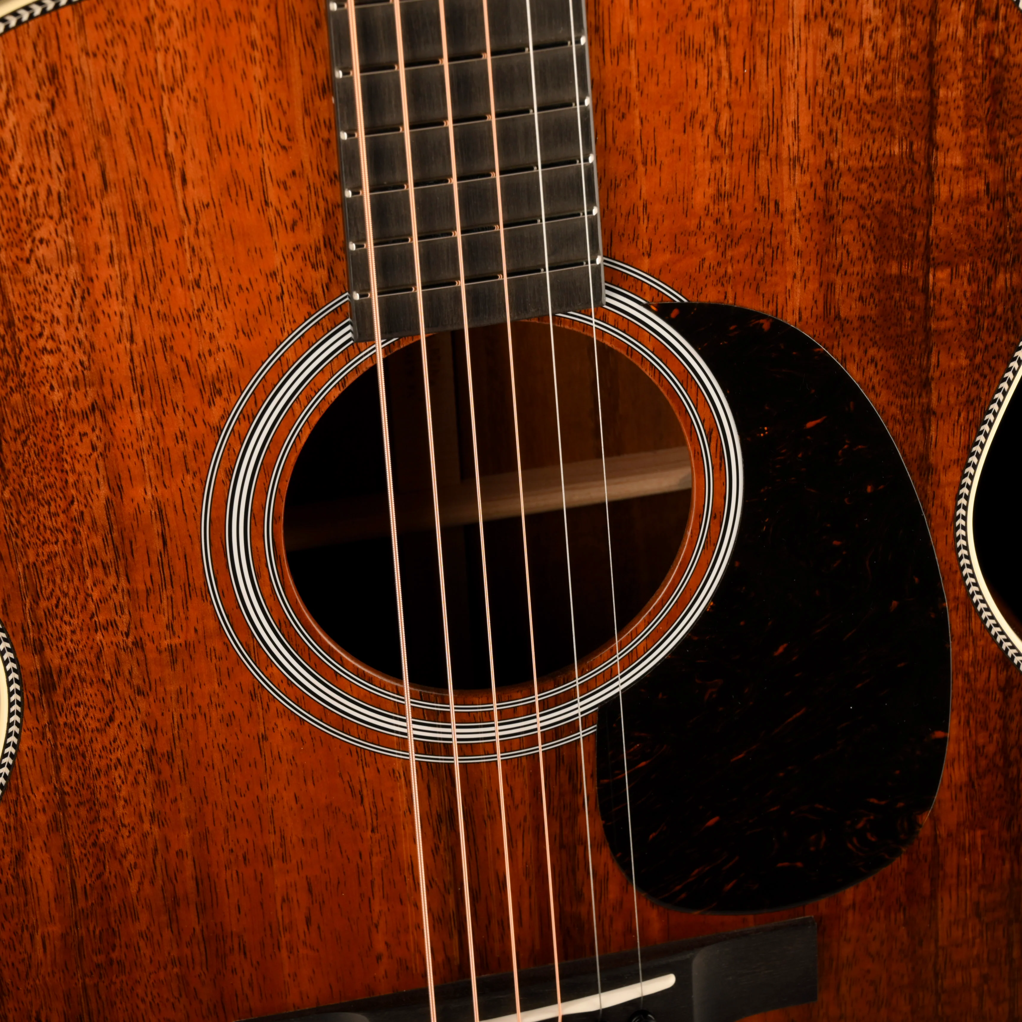Martin Custom Shop 000-28 All Flamed Koa Acoustic Guitar - Image 4
