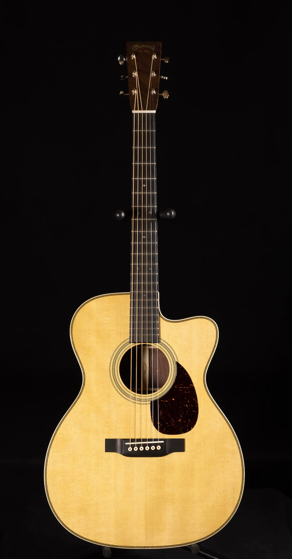 Martin Custom Shop OM Style 28 Wild Grain East Indian Rosewood Acoustic Guitar - Image 2