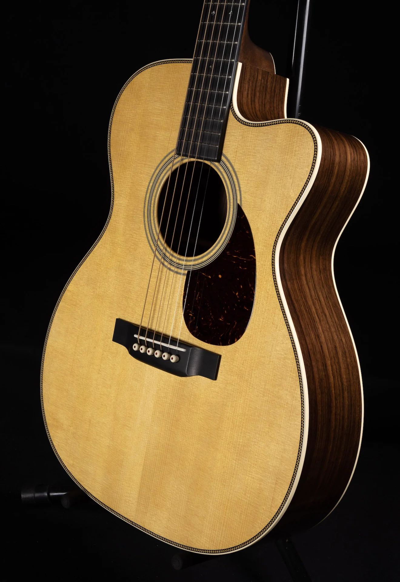 Martin Custom Shop OM Style 28 Wild Grain East Indian Rosewood Acoustic Guitar - Image 3