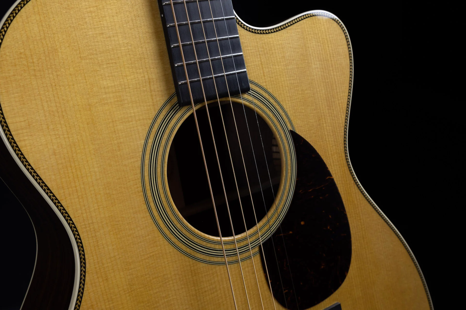 Martin Custom Shop OM Style 28 Wild Grain East Indian Rosewood Acoustic Guitar - Image 5