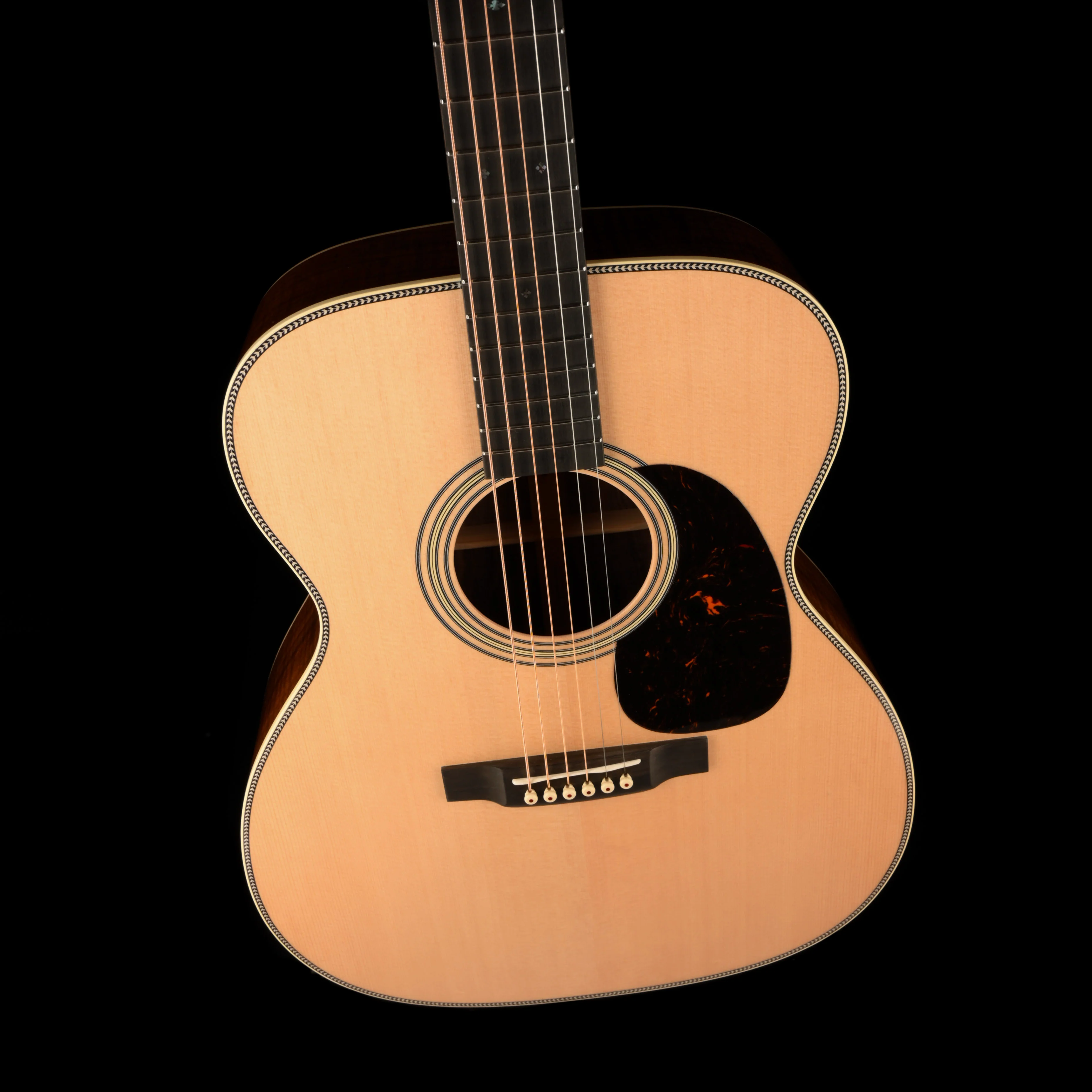 Martin Custom Shop 0000-28 Claro Walnut with Sitka Spruce - Image 3