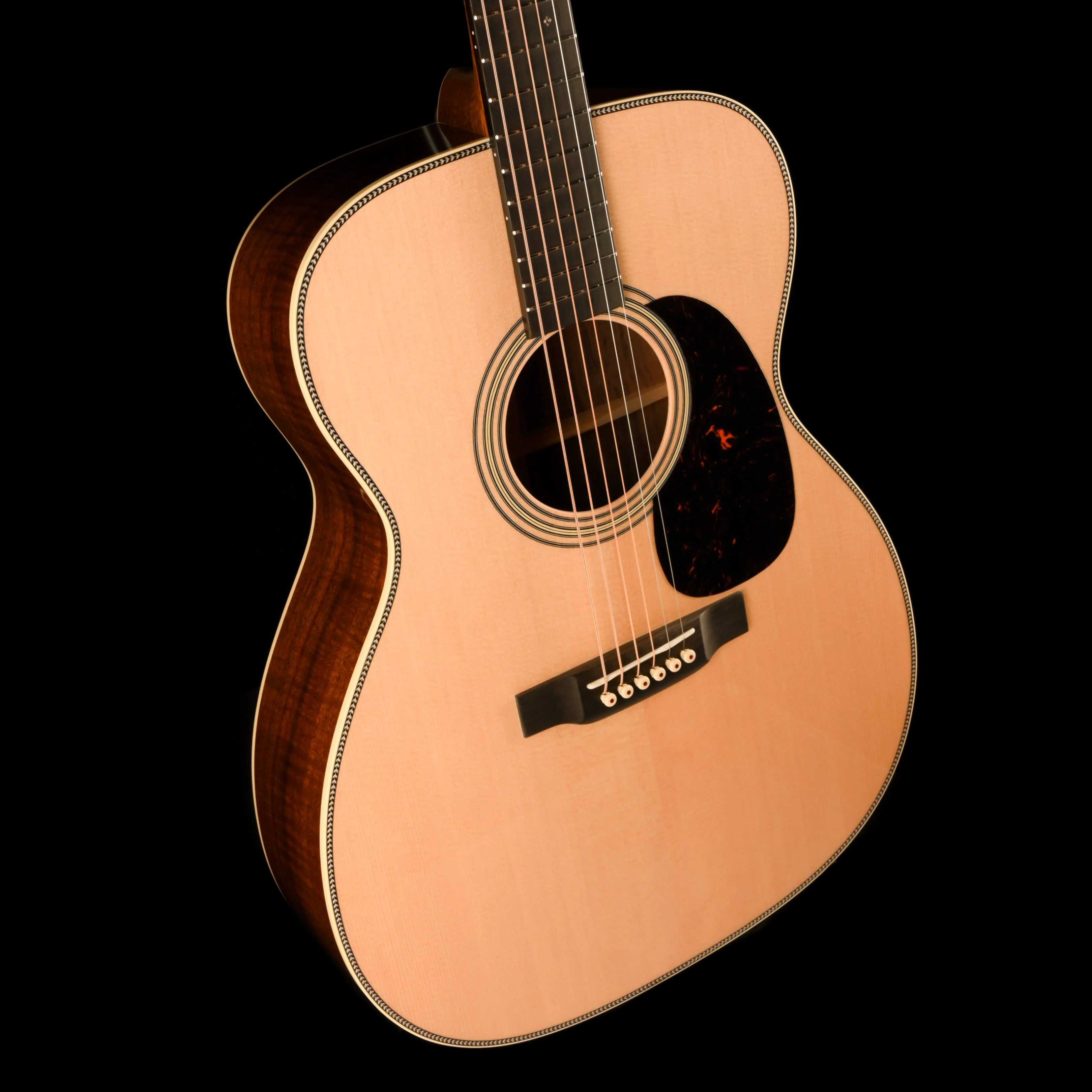Martin Custom Shop 0000-28 Claro Walnut with Sitka Spruce - Image 5