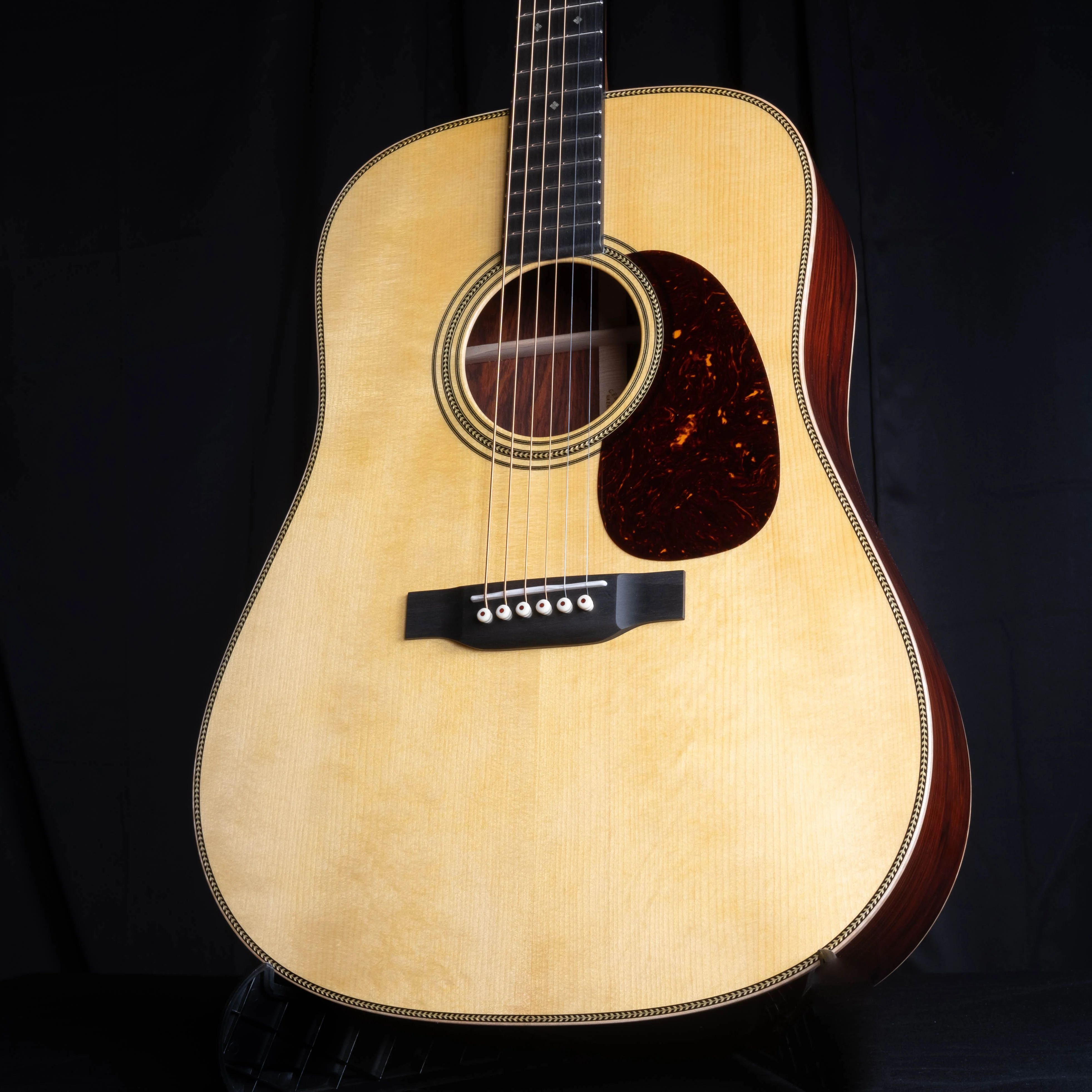 Martin Custom Shop 28 Style Dreadnaught Cocobolo and Adirondack Spruce Acoustic Guitar - Image 6