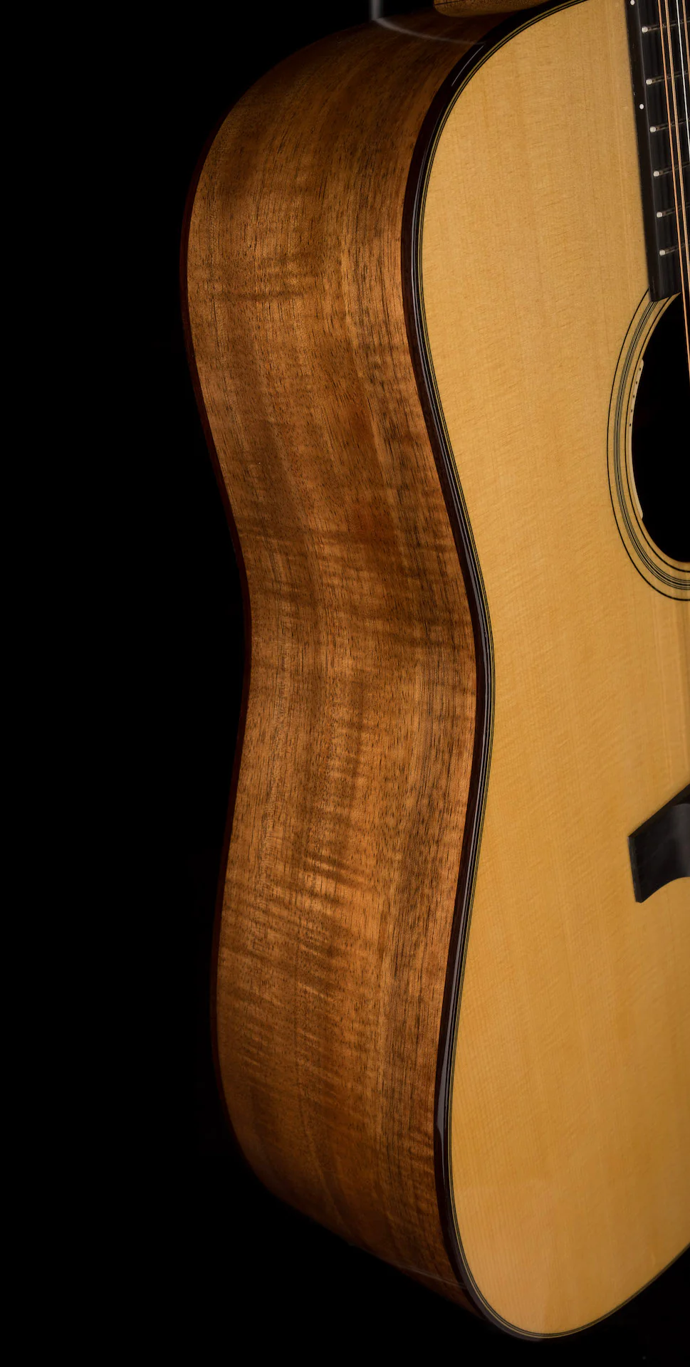 Martin Custom Shop D-18E 12 String Flame Koa With Sitka Spruce - Image 10