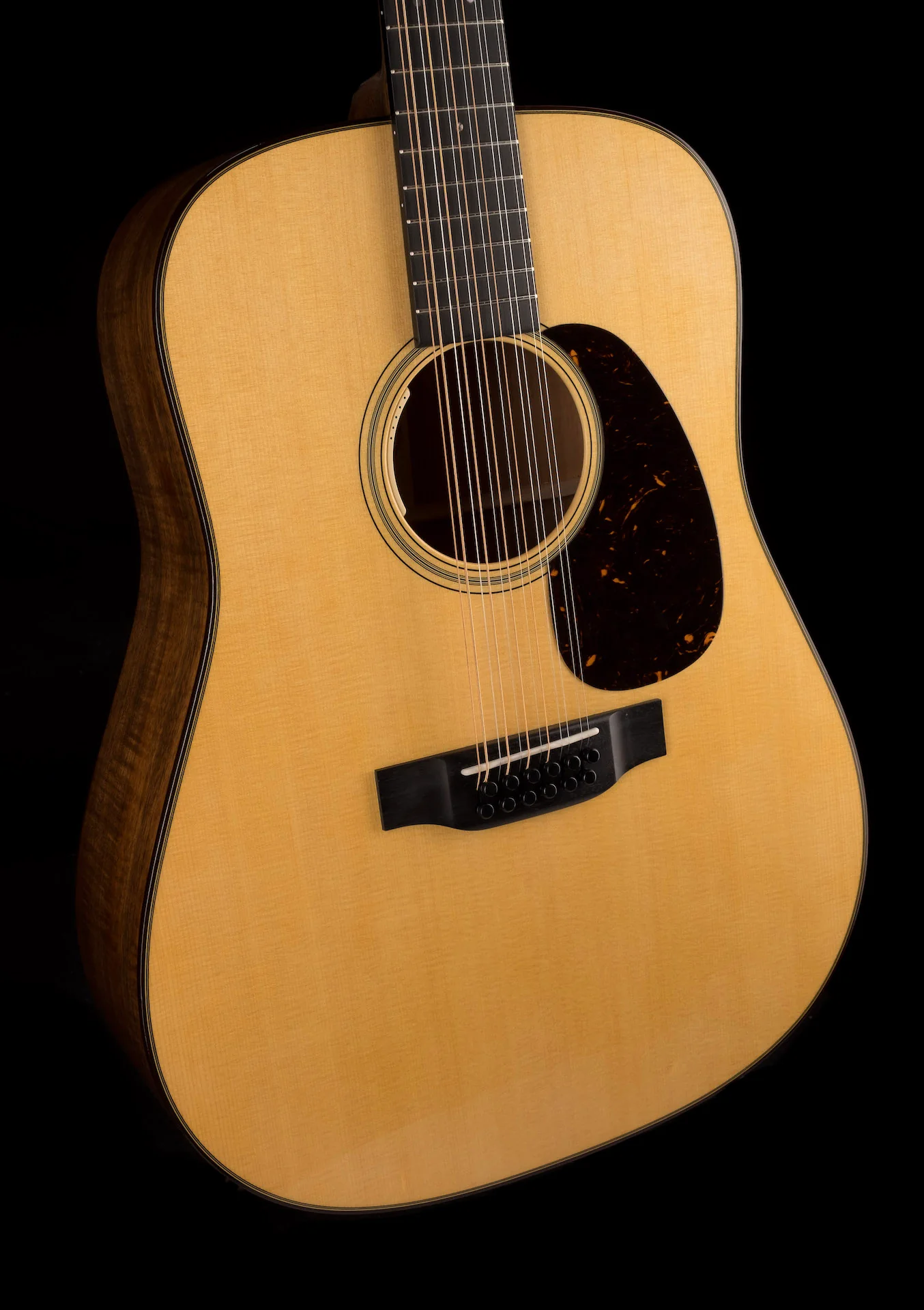 Martin Custom Shop D-18E 12 String Flame Koa With Sitka Spruce - Image 12