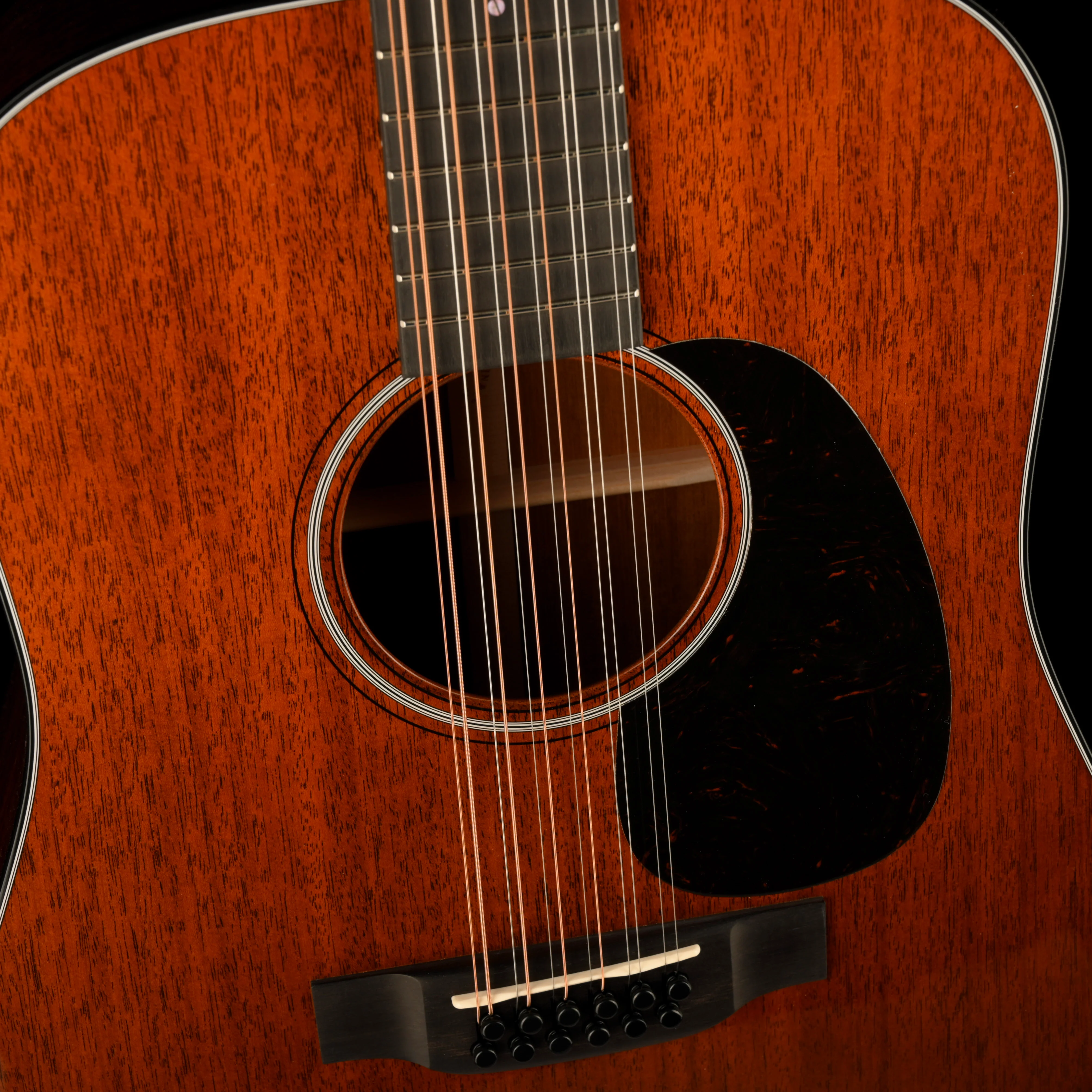 Martin Custom Shop D-18 12 String All Mahogany Acoustic Guitar - Image 4