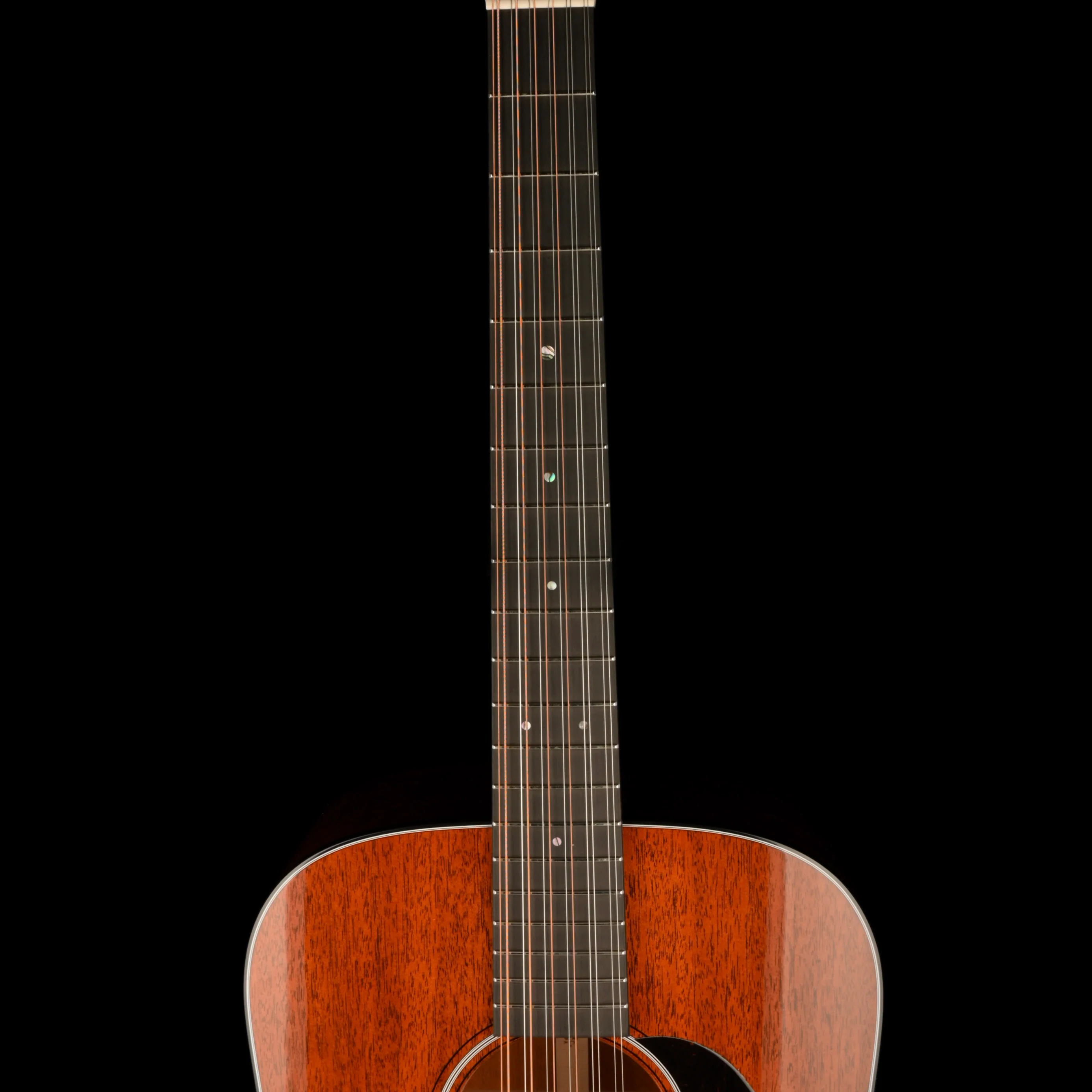 Martin Custom Shop D-18 12 String All Mahogany Acoustic Guitar - Image 7