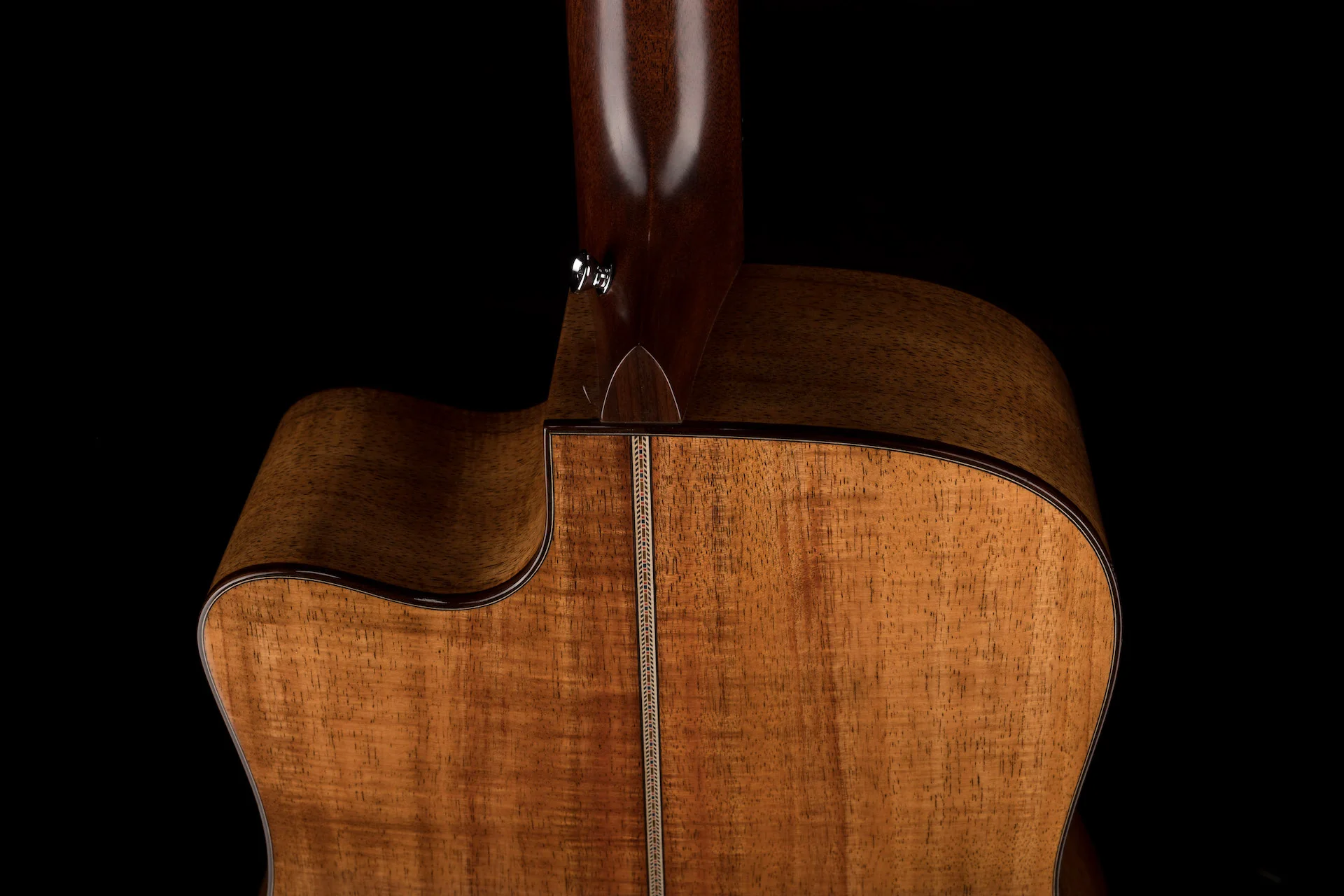 Martin Custom Shop D-28 Flamed Koa Acoustic Electric Guitar with Case - Image 12