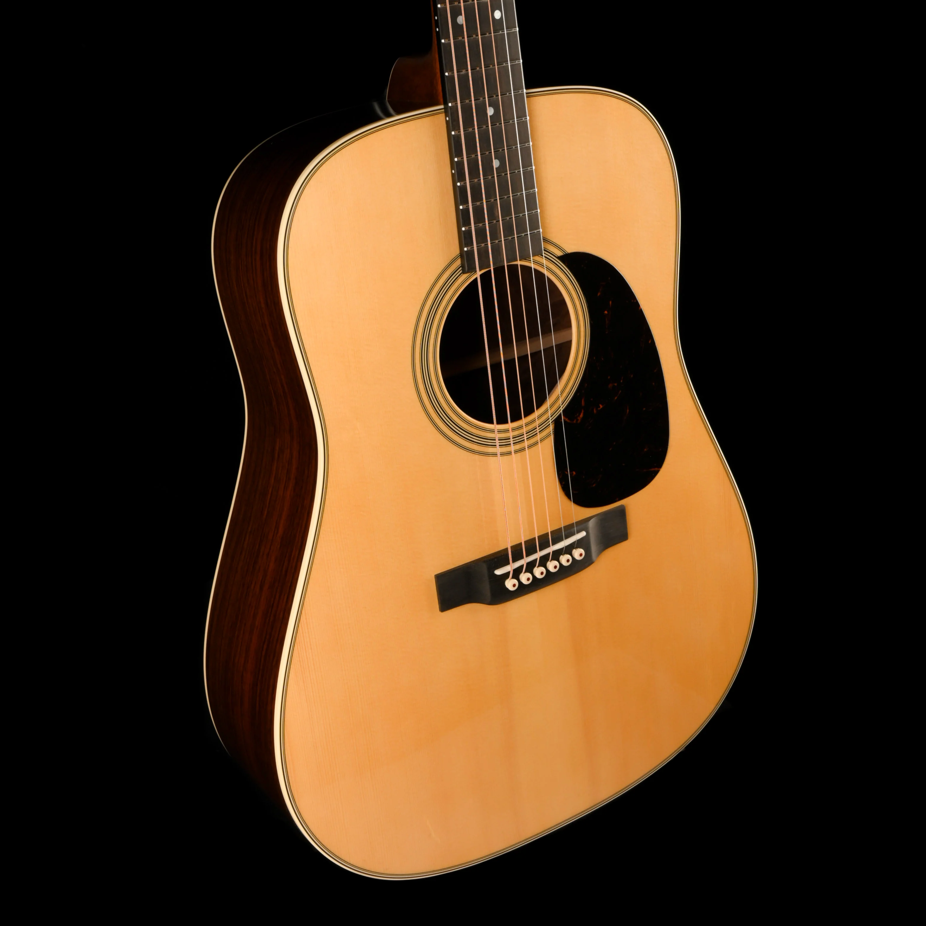 Martin Custom Shop D-28 Wild Grain East Indian Rosewood Italian Alpine Spruce Top Acoustic Guitar - Image 6