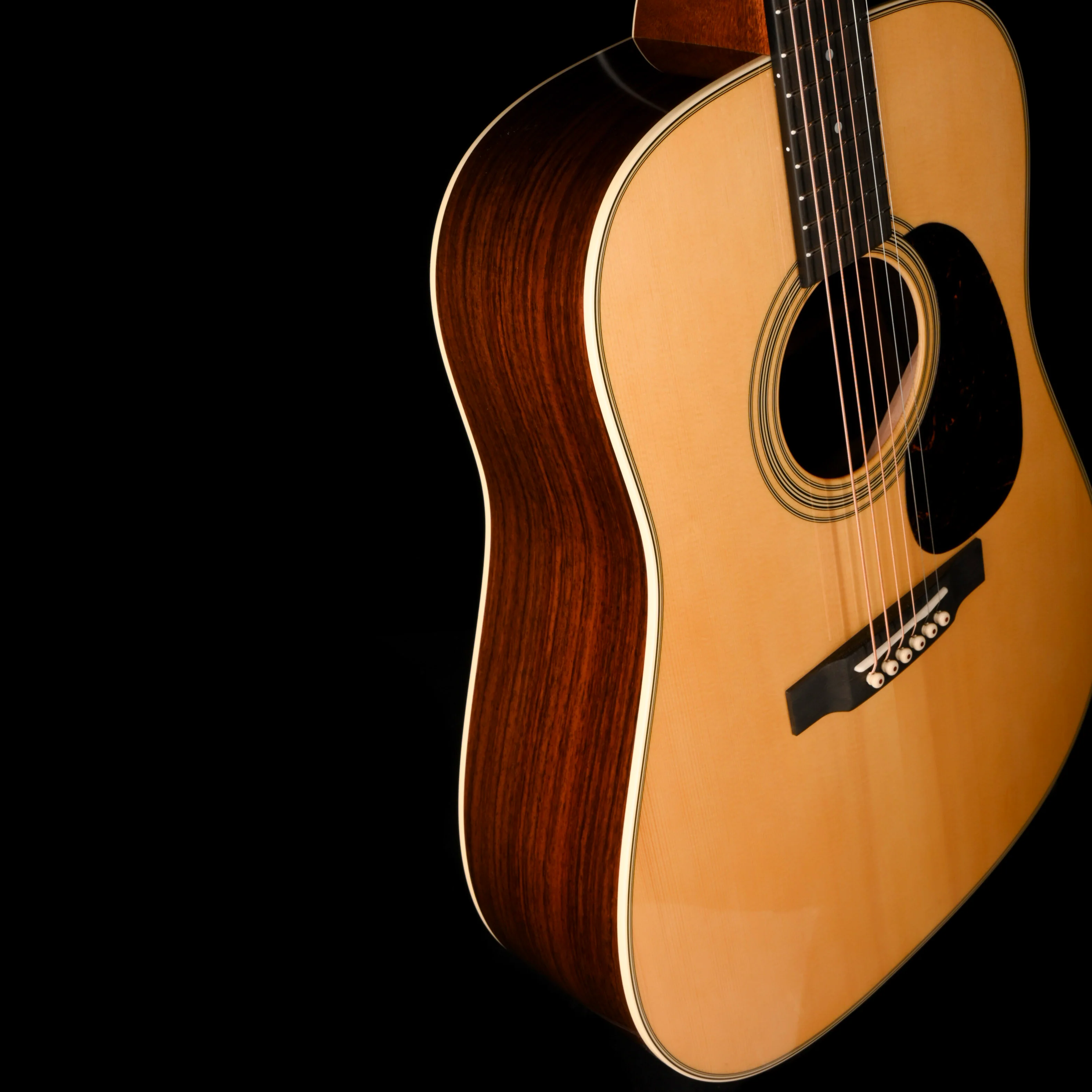 Martin Custom Shop D-28 Wild Grain East Indian Rosewood Italian Alpine Spruce Top Acoustic Guitar - Image 7