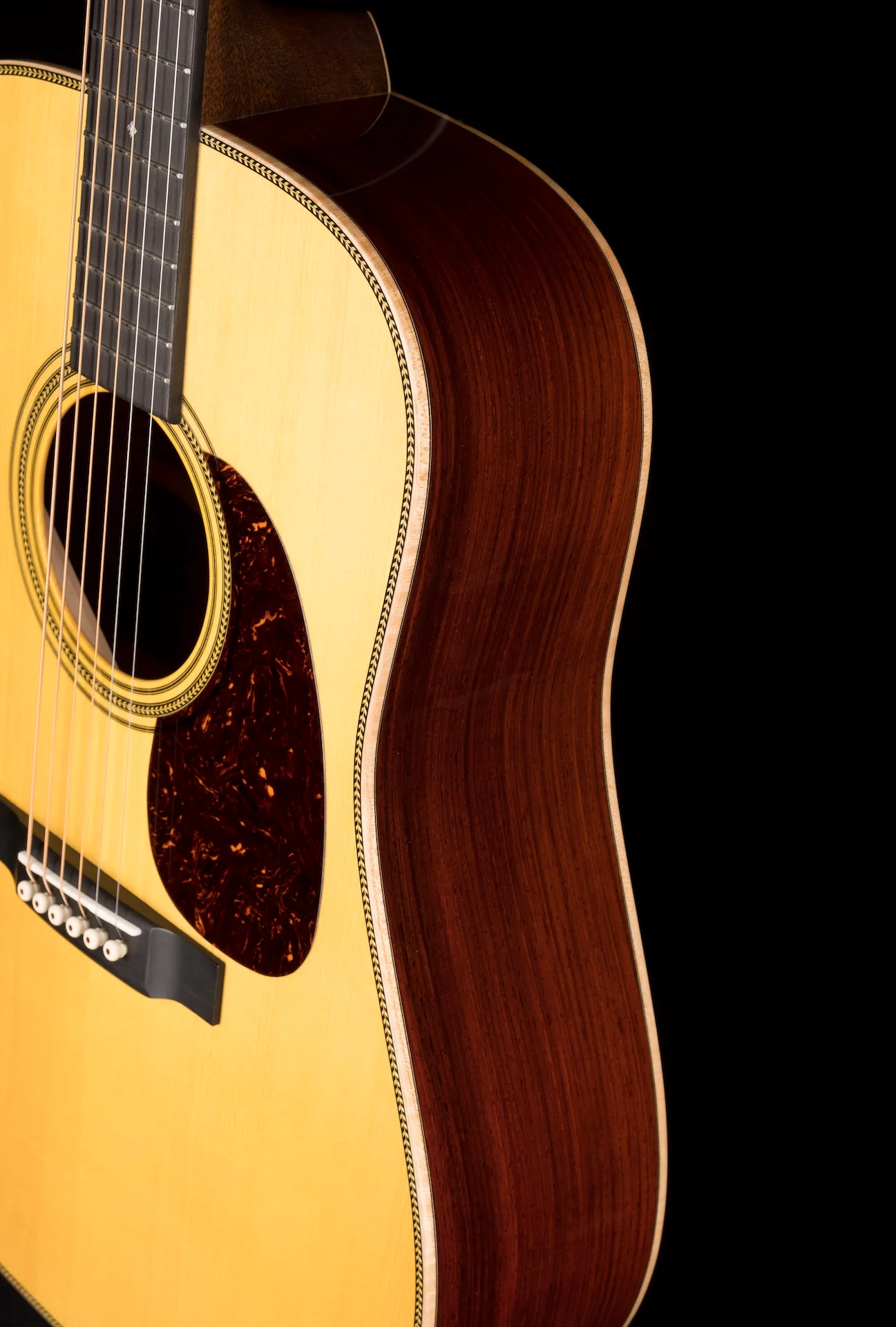 Martin Custom Shop Dreadnought Style HD28 Cocobolo w/ Adirondack Spruce Top Acoustic Guitar - Image 10