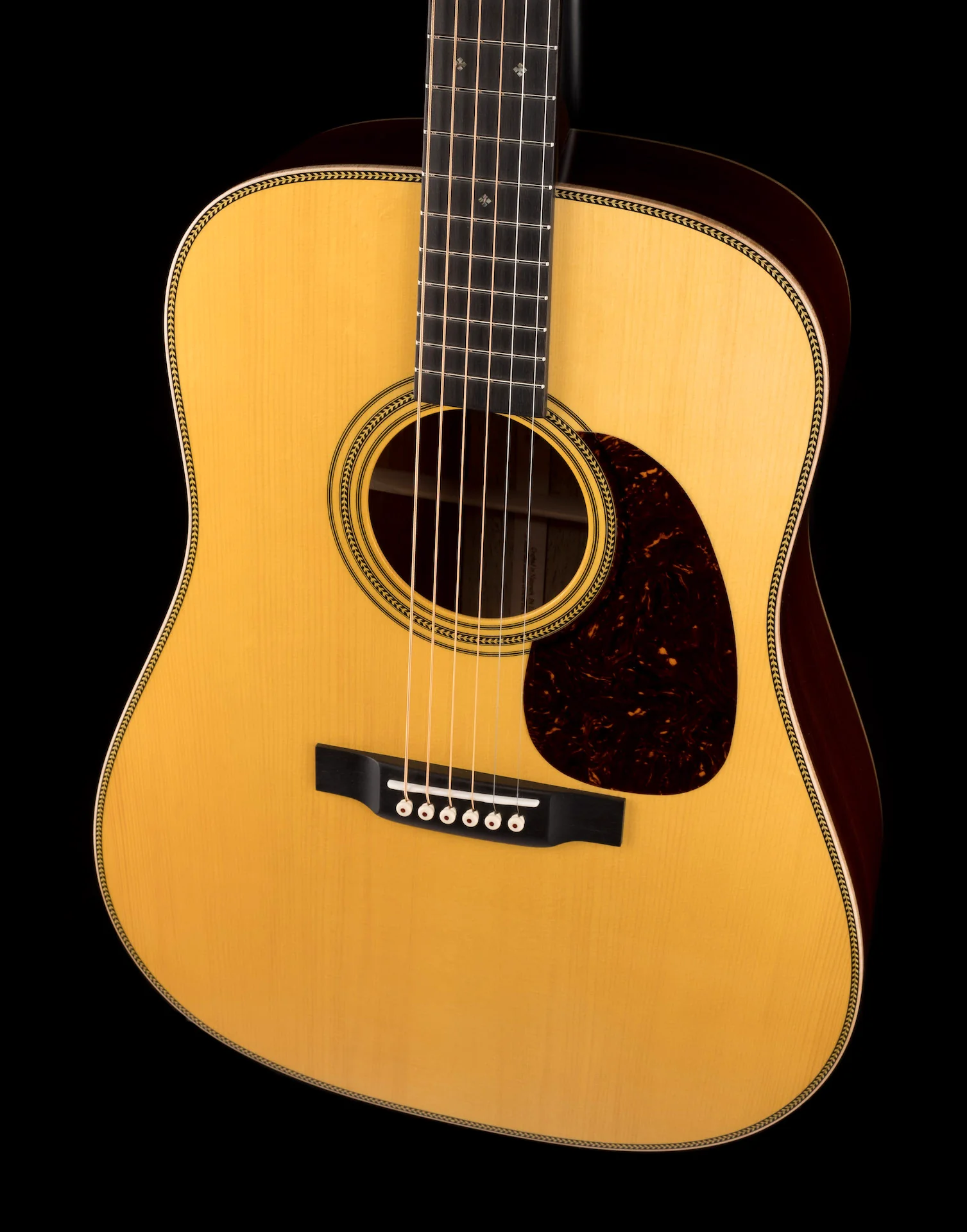 Martin Custom Shop Dreadnought Style HD28 Cocobolo w/ Adirondack Spruce Top Acoustic Guitar - Image 4
